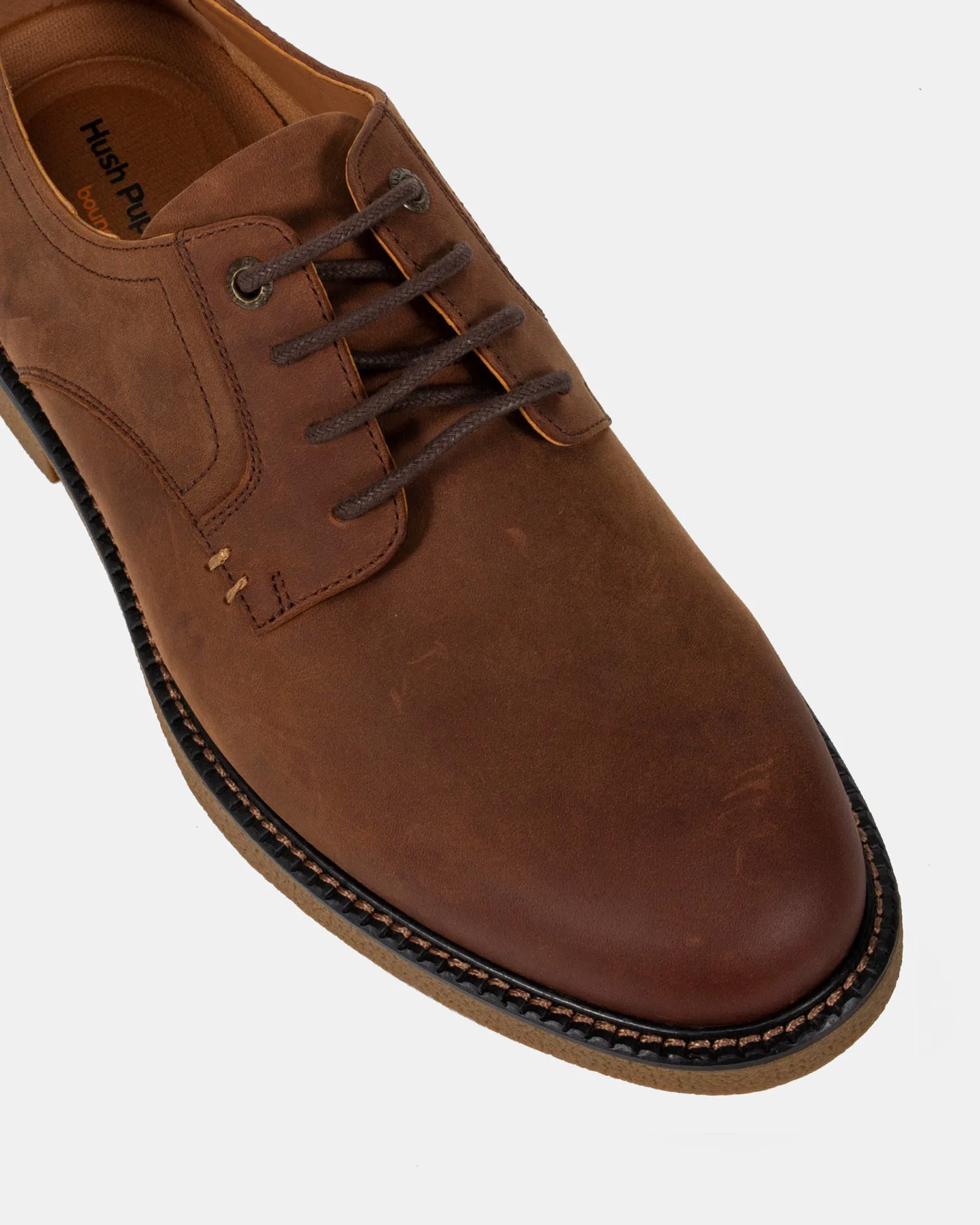 Hush Puppies Chaussures Manchester Marron Frotter