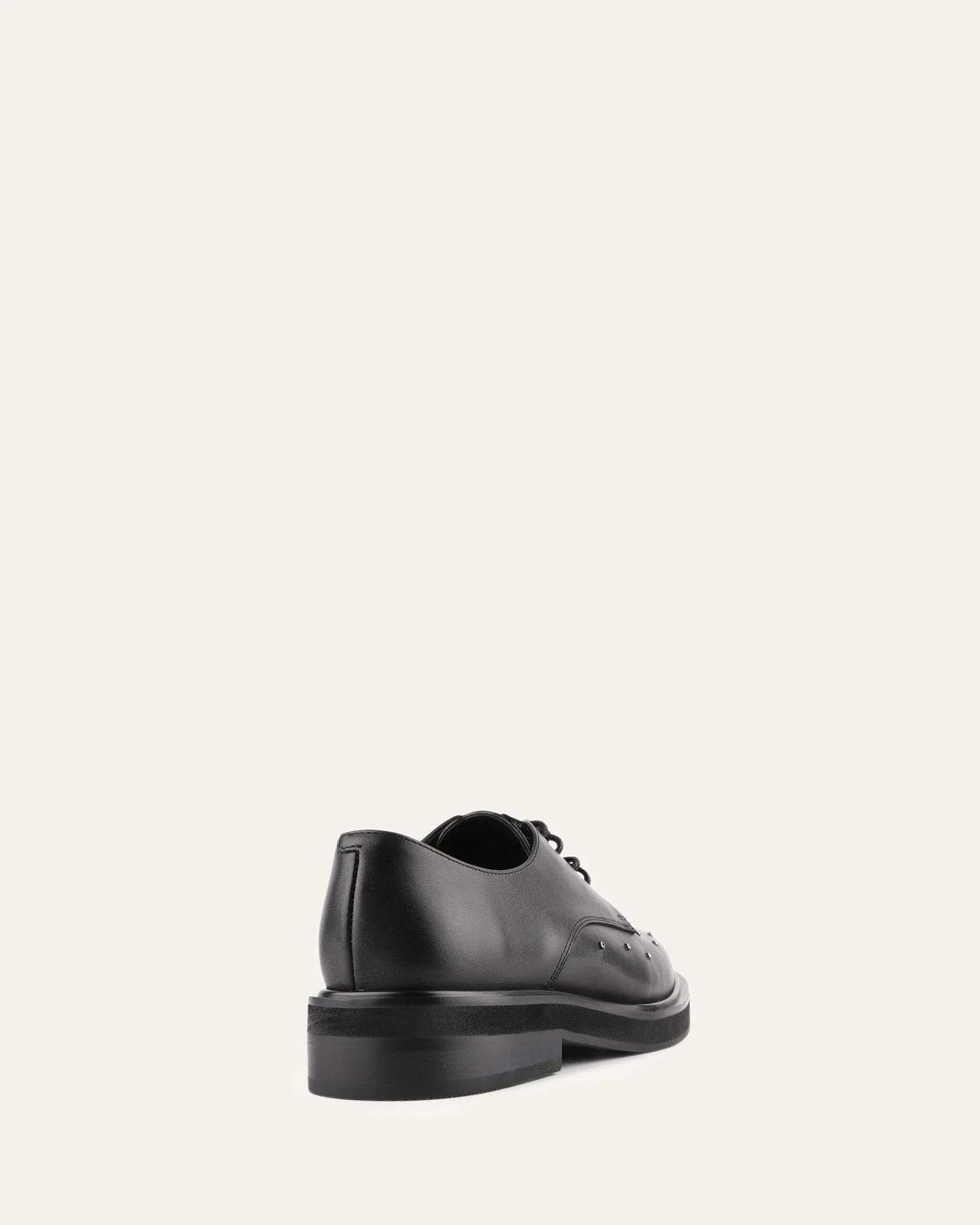 IKER LACETS CUIR NOIR
