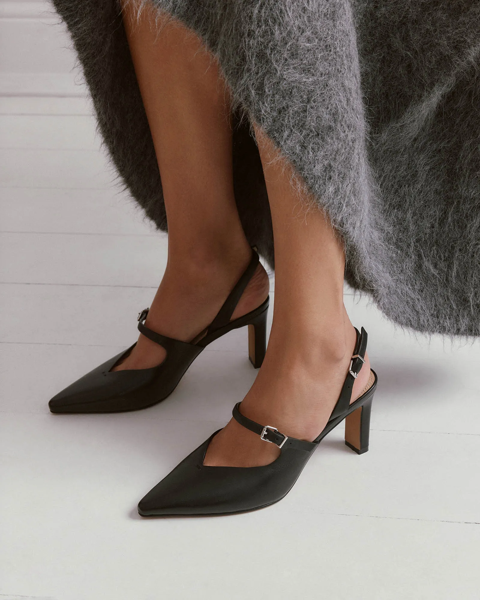 INGRID TALON MOYEN EN CUIR NOIR