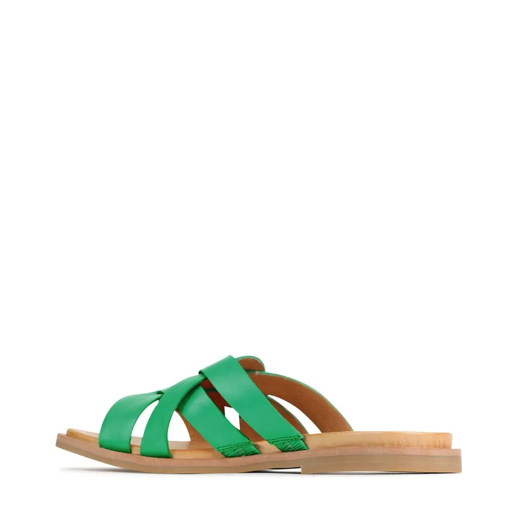 SANDALES JELSIE EN CUIR À LACETS