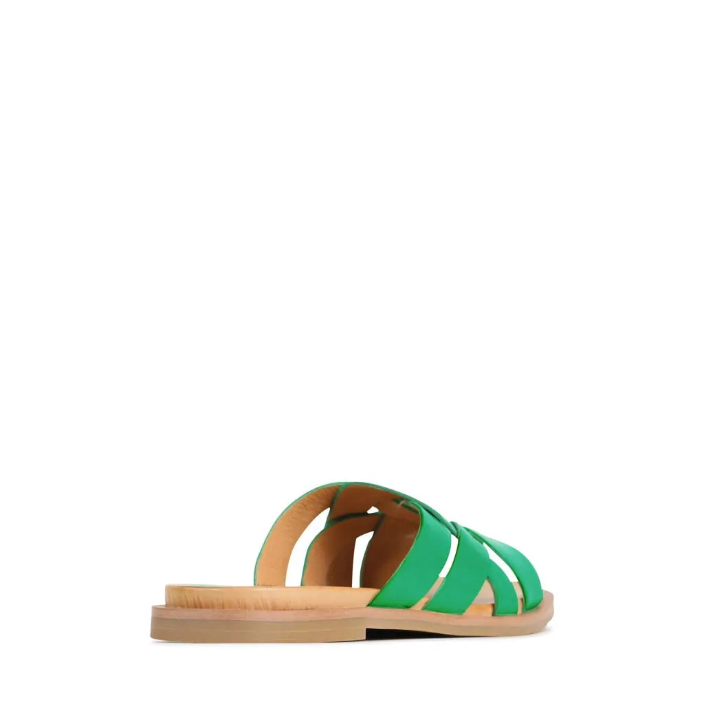 SANDALES JELSIE EN CUIR À LACETS
