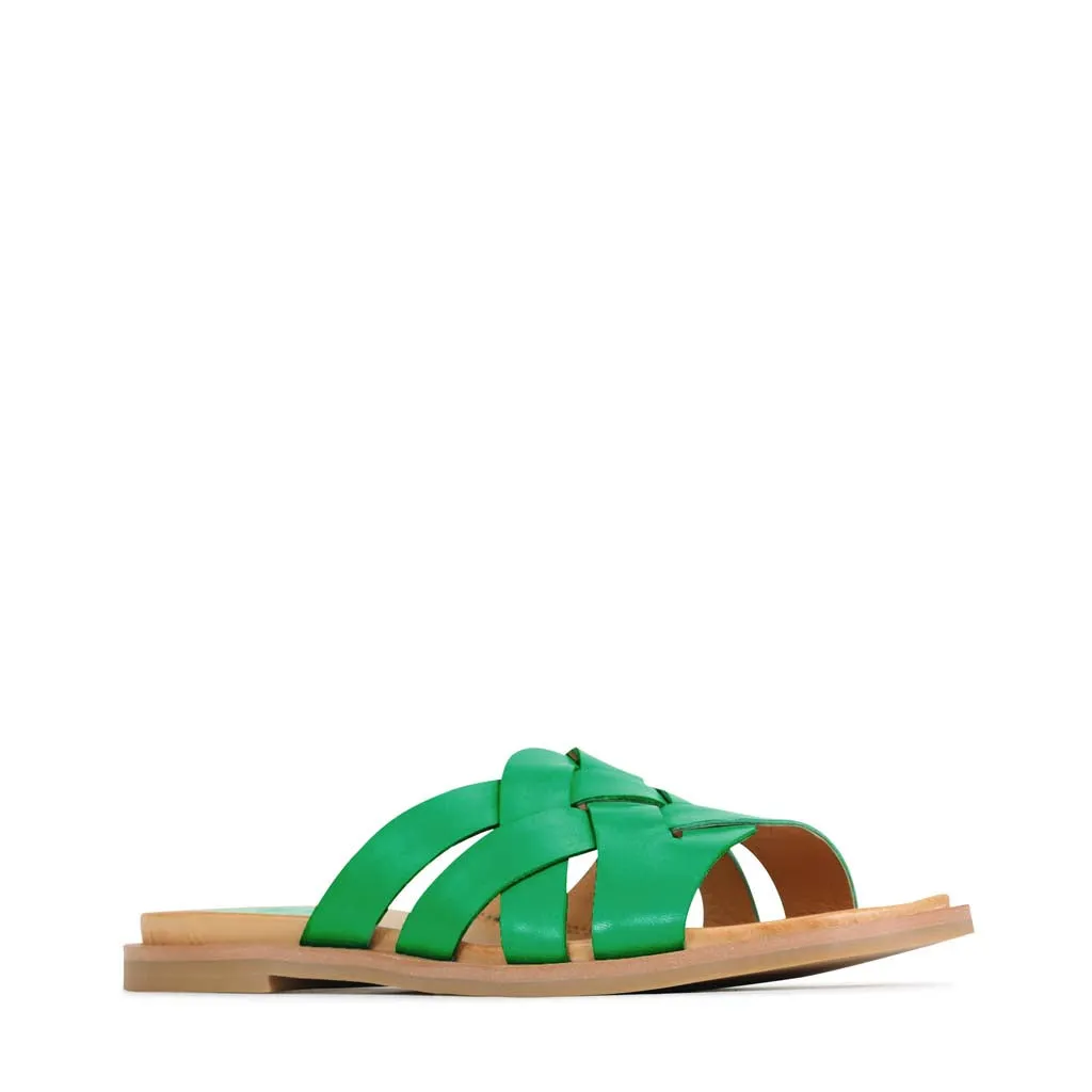 SANDALES JELSIE EN CUIR À LACETS