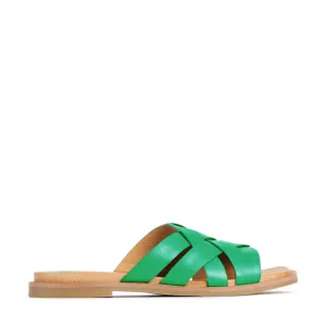 SANDALES JELSIE EN CUIR À LACETS