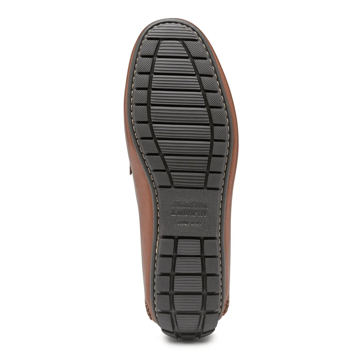 Johnston & Murphy Hommes Cort Moc Venise Grain Plein Cuir Tan