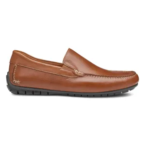 Johnston & Murphy Hommes Cort Moc Venise Grain Plein Cuir Tan