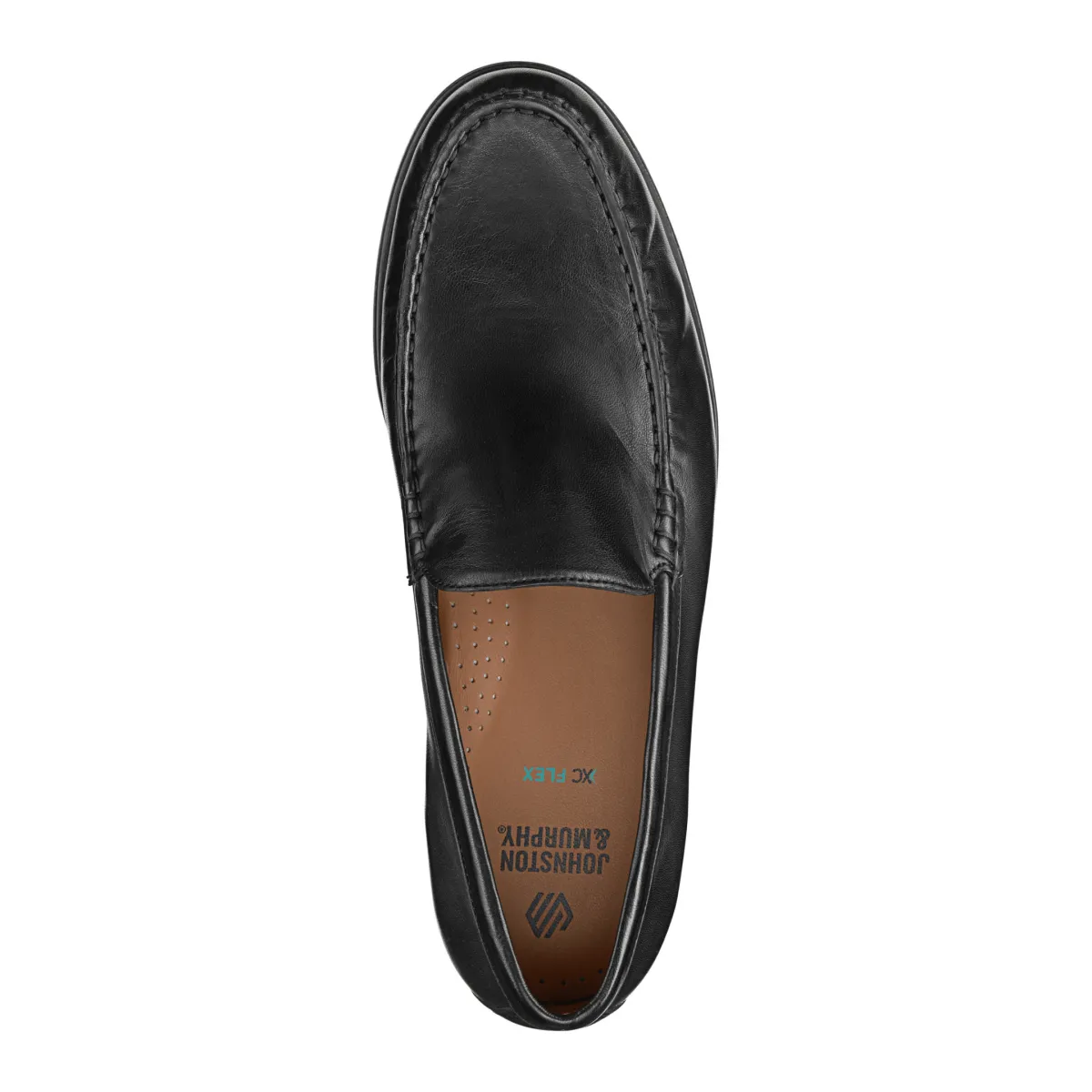 Johnston & Murphy Homme Harrison Venise Gant en Cuir Noir