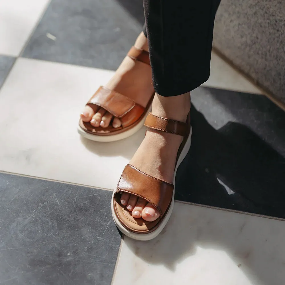 Josef Seibel Sandale Sevran 01 Femme en Cognac