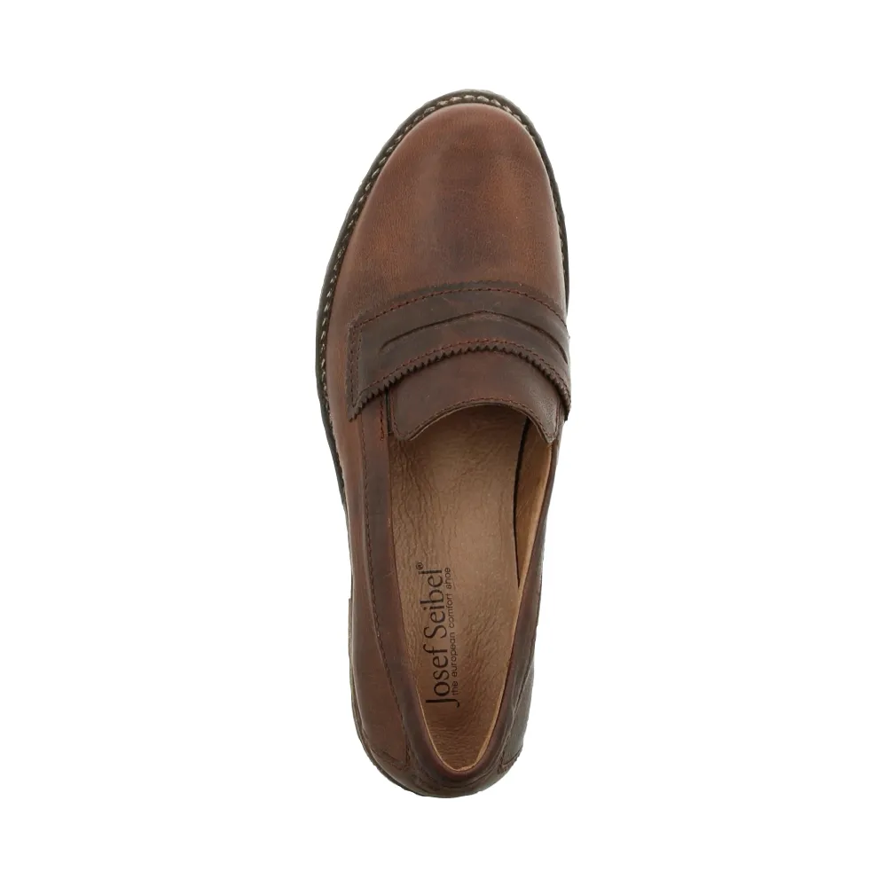 Josef Seibel Mocassin Sienna 96 en Cuir pour Femme Camel