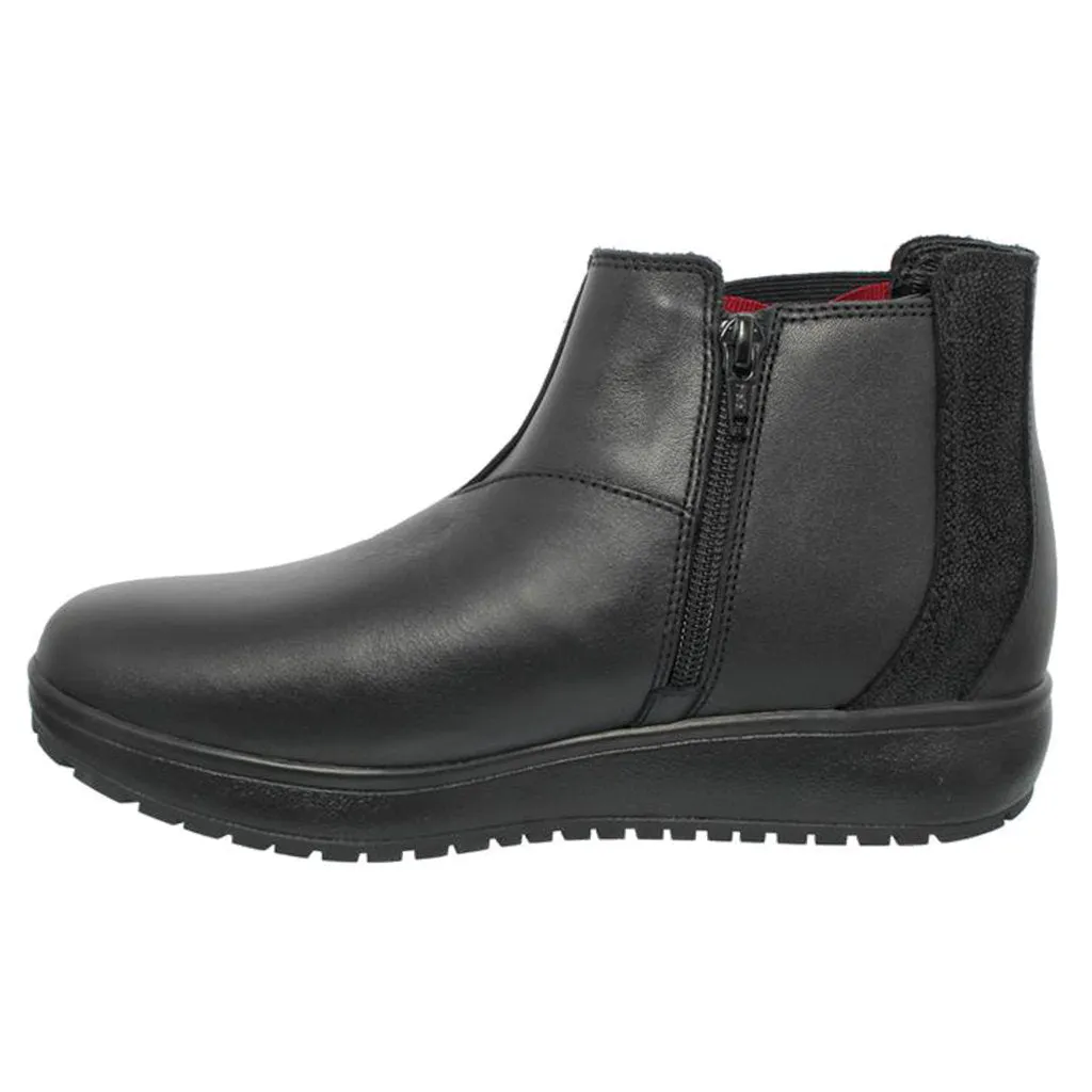 Bottes Chelsea pour femmes en velours de cuir pleine fleur Joya London II