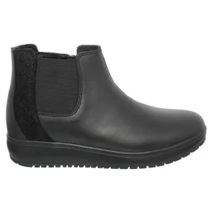 Bottes Chelsea pour femmes en velours de cuir pleine fleur Joya London II