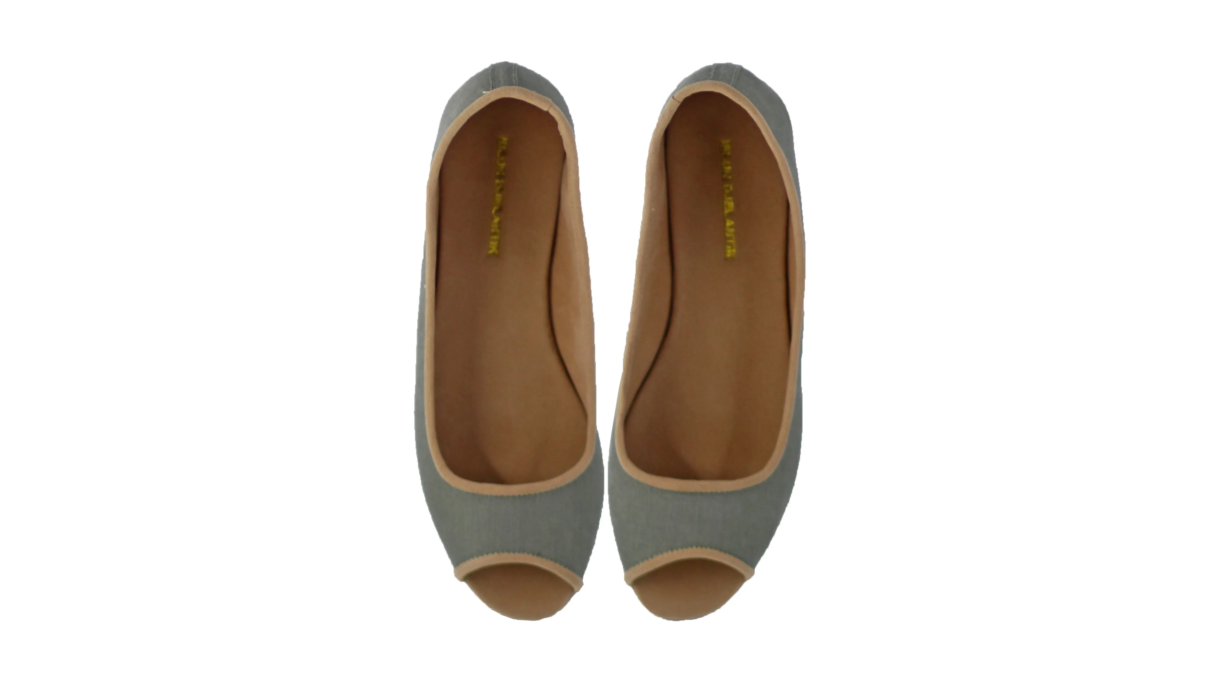 Kate Peeptoe Ballet 20mm - Lin militaire