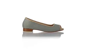 Kate Peeptoe Ballet 20mm - Lin militaire