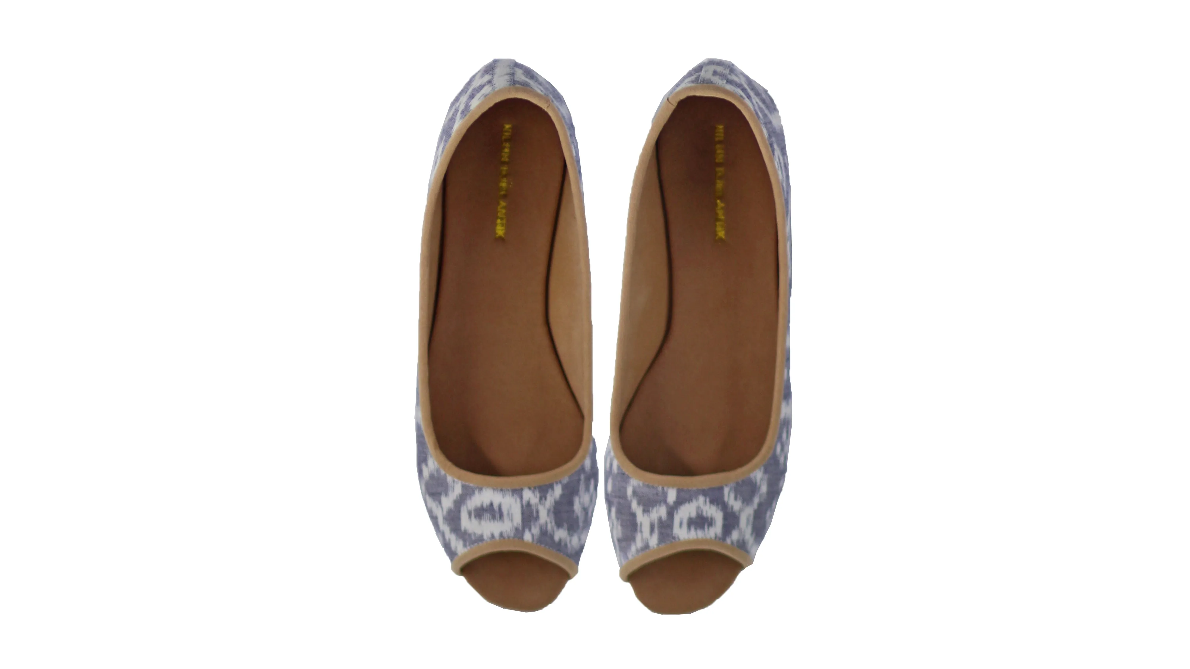 Kate Peeptoe Ballerine 20mm - Gris Alam Endek MA