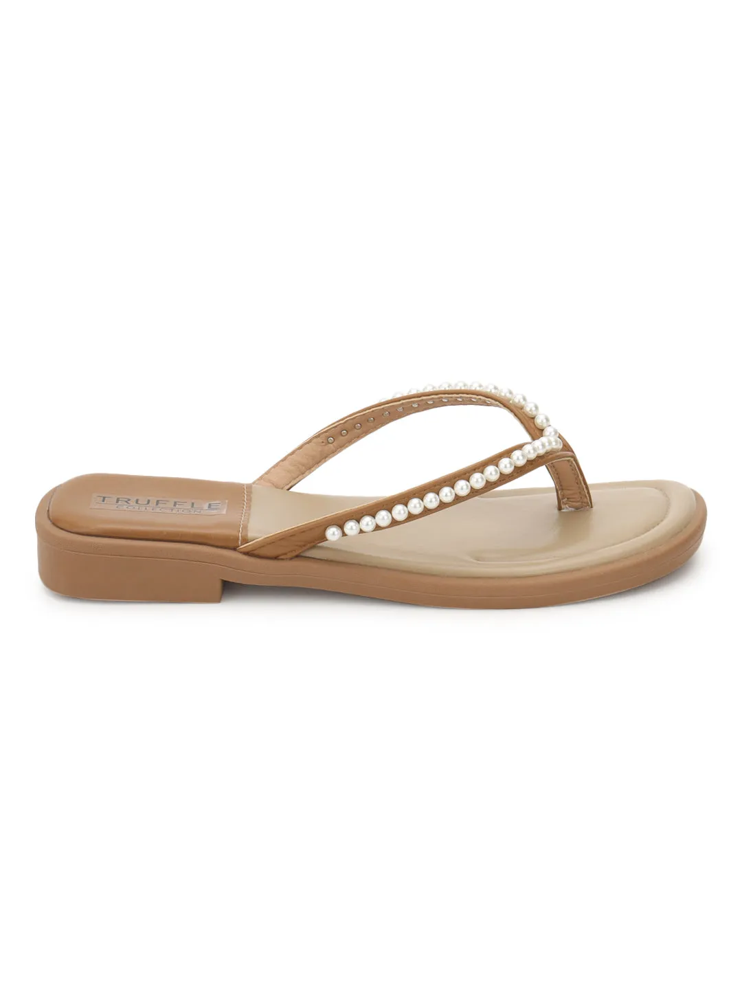 Mocassins en PU kaki perlé sans lacets (TC-RS3594-KHA)