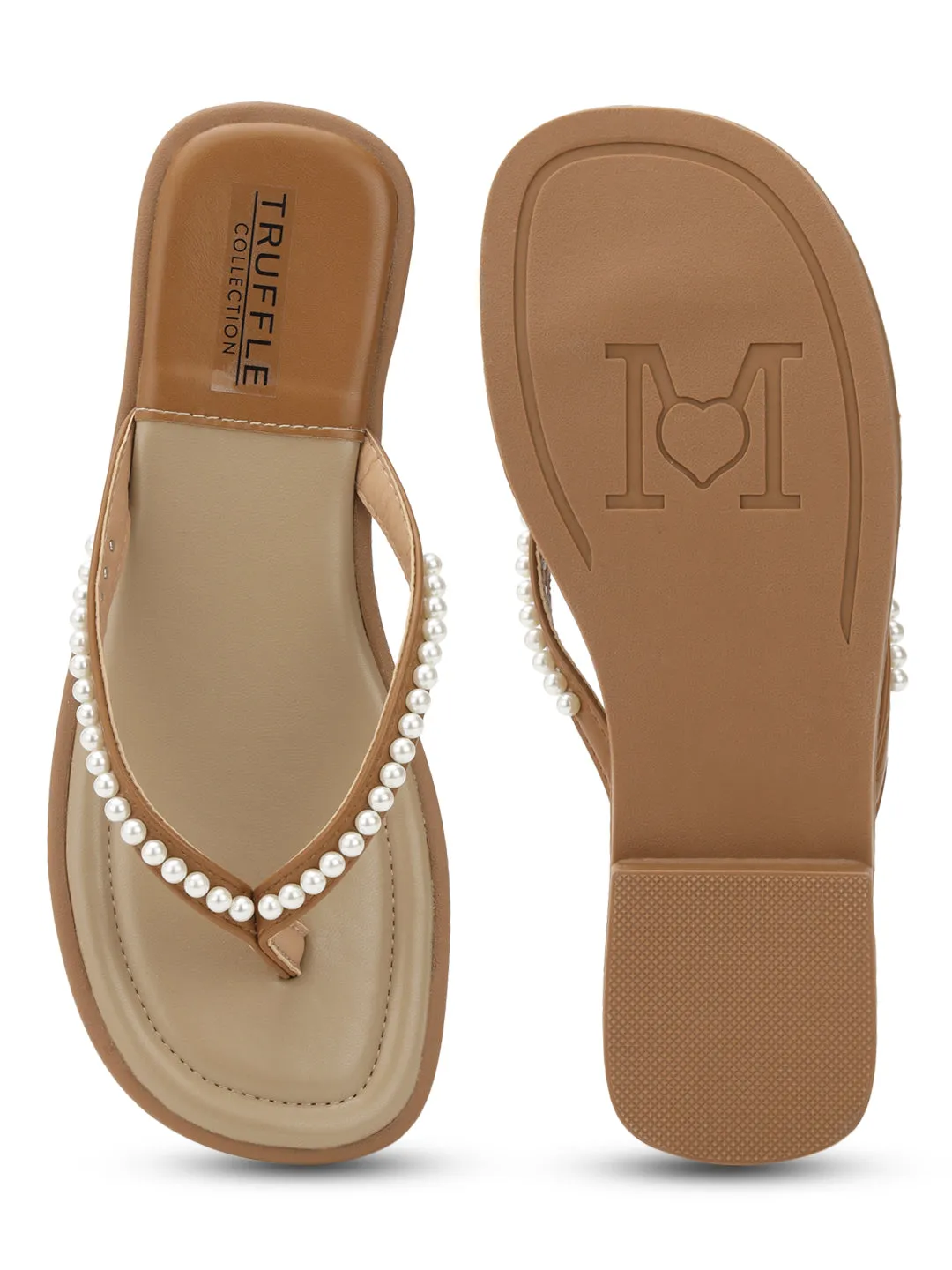 Mocassins en PU kaki perlé sans lacets (TC-RS3594-KHA)