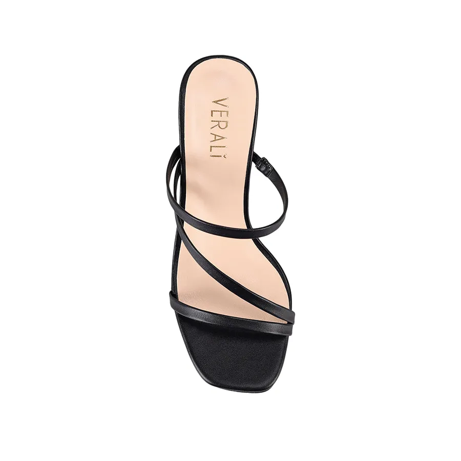 Mules Kipper à talon bloc - Noir lisse