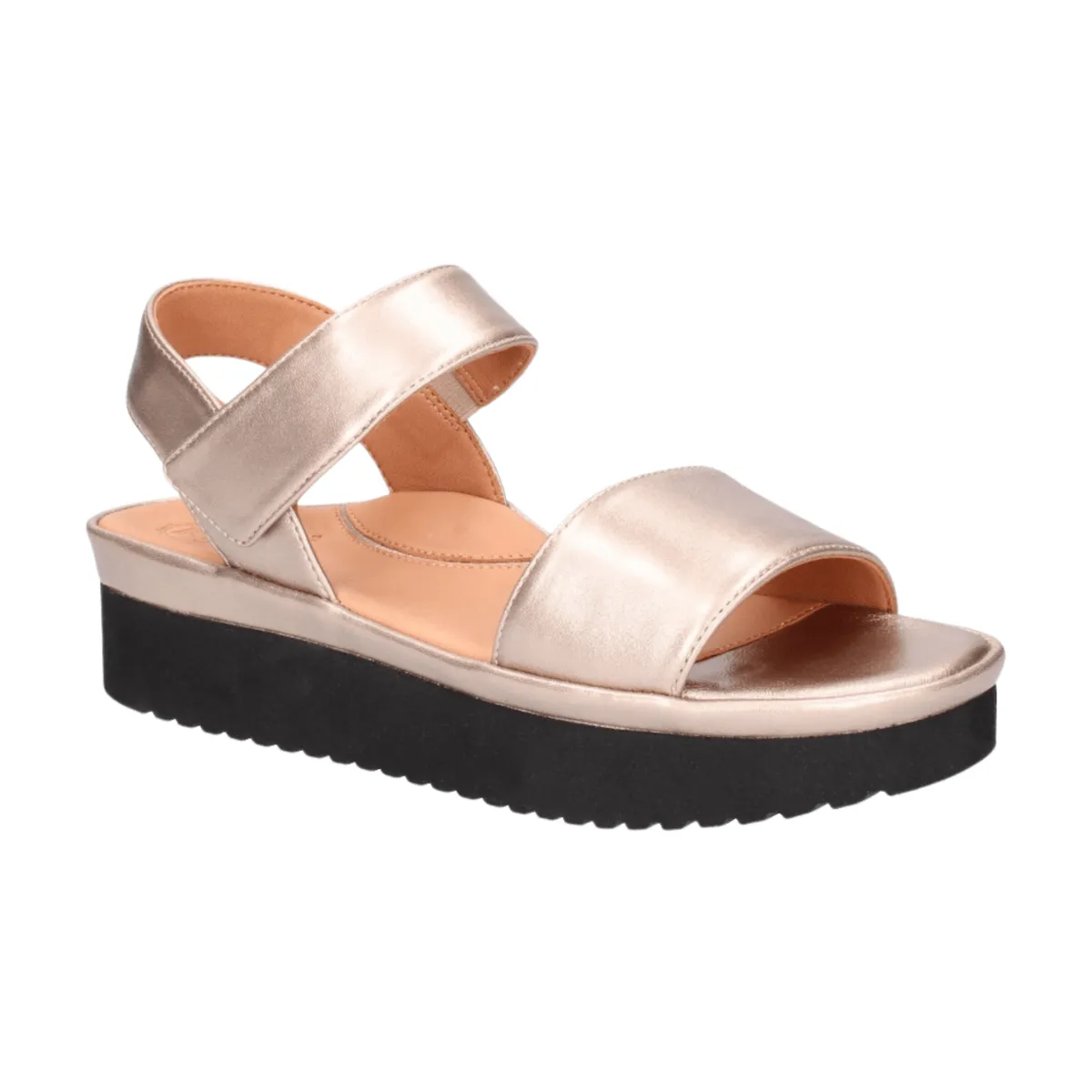 L'Amour Des Pieds Femmes Abrilla Champagne Cuir Nappa