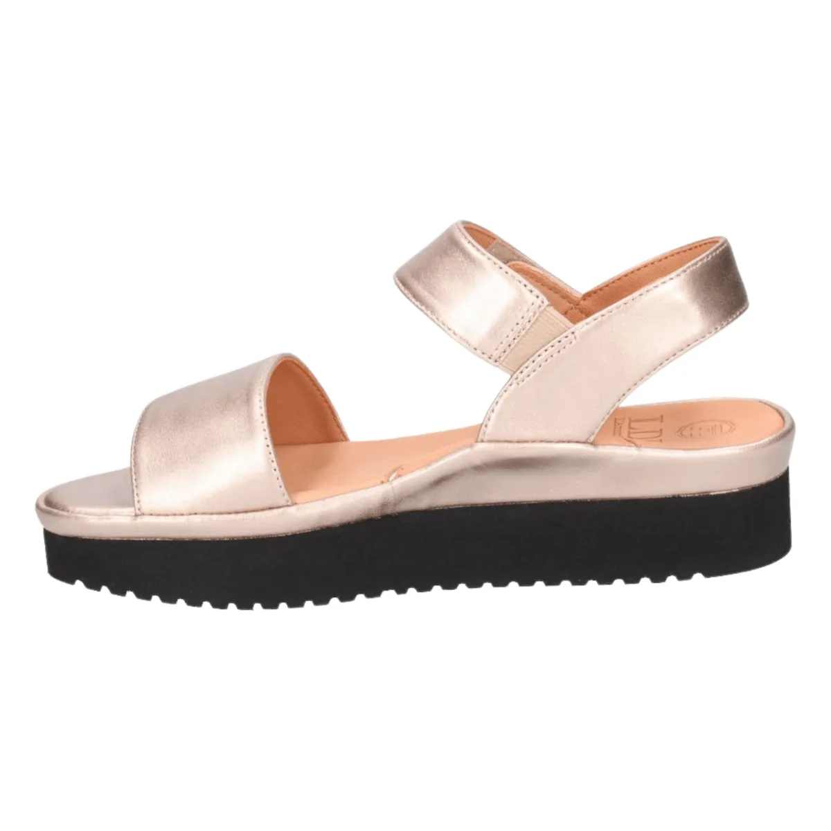 L'Amour Des Pieds Femmes Abrilla Champagne Cuir Nappa