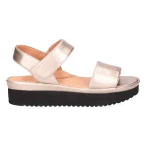 L'Amour Des Pieds Femmes Abrilla Champagne Cuir Nappa