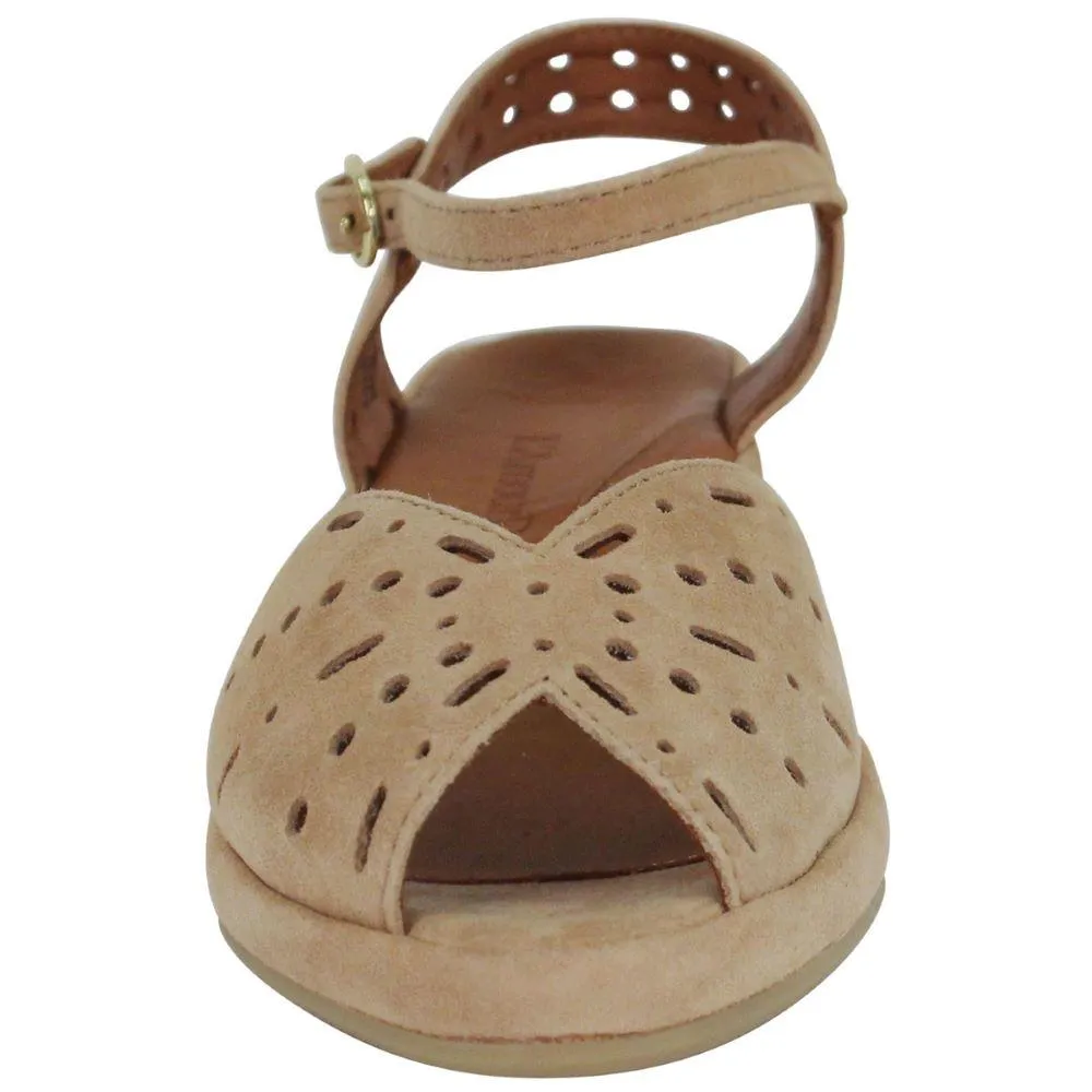 L'Amour Des Pieds Brenn Cognac en Daim pour Femmes