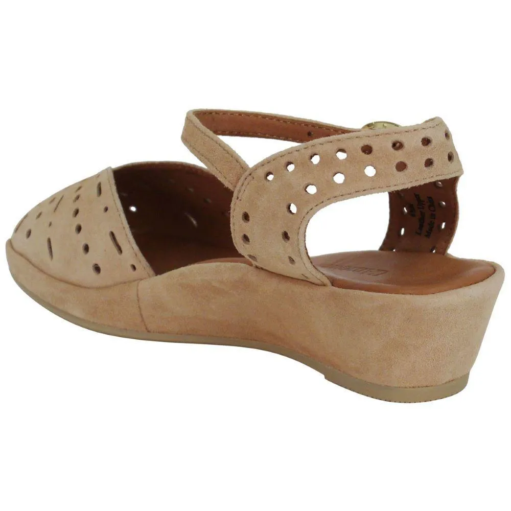 L'Amour Des Pieds Brenn Cognac en Daim pour Femmes