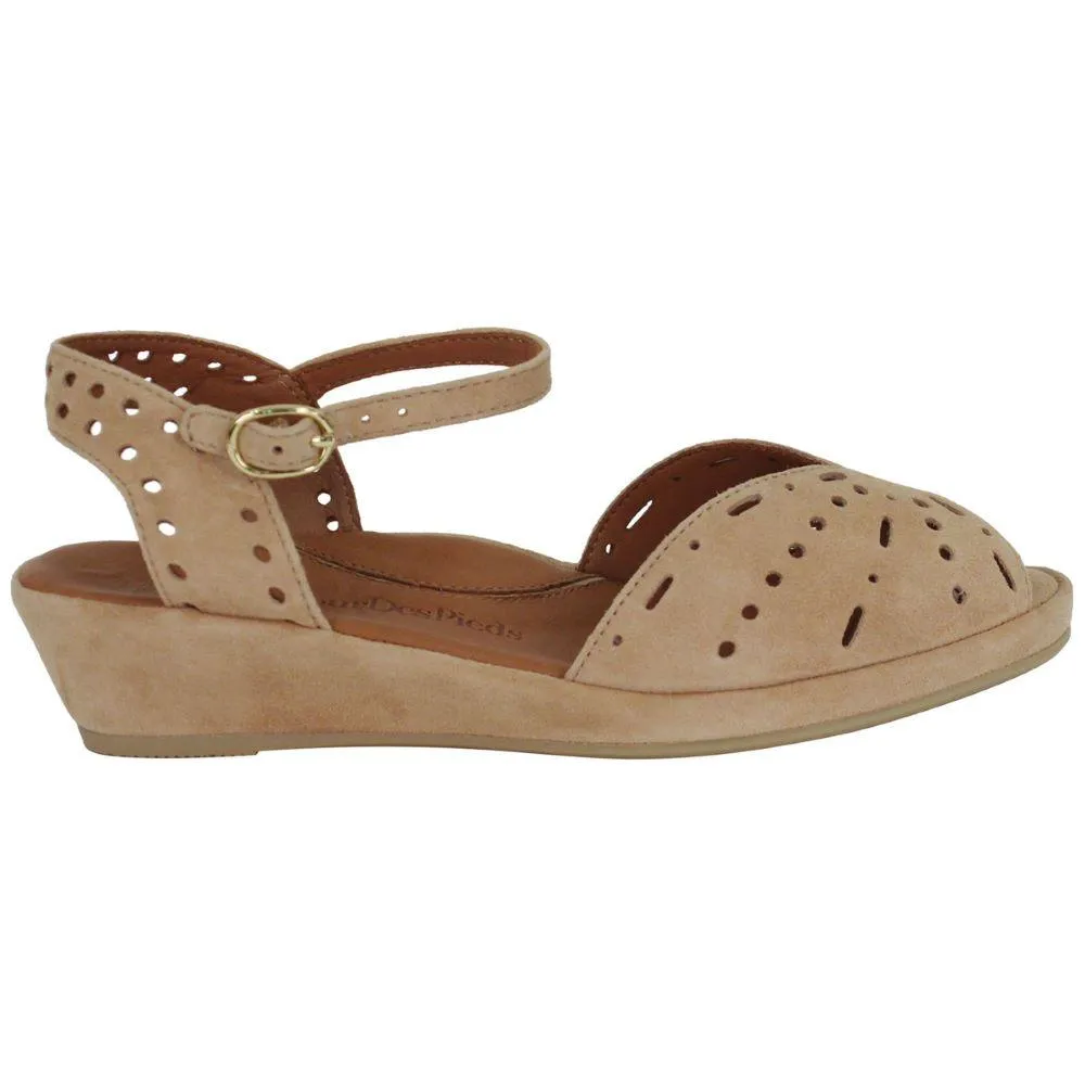 L'Amour Des Pieds Brenn Cognac en Daim pour Femmes