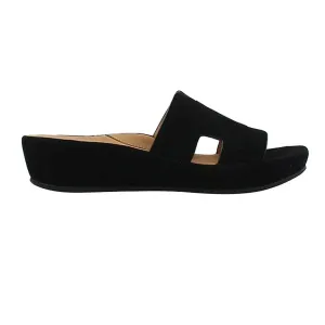 LAmour Des Pieds Femmes Catania Suède Noir