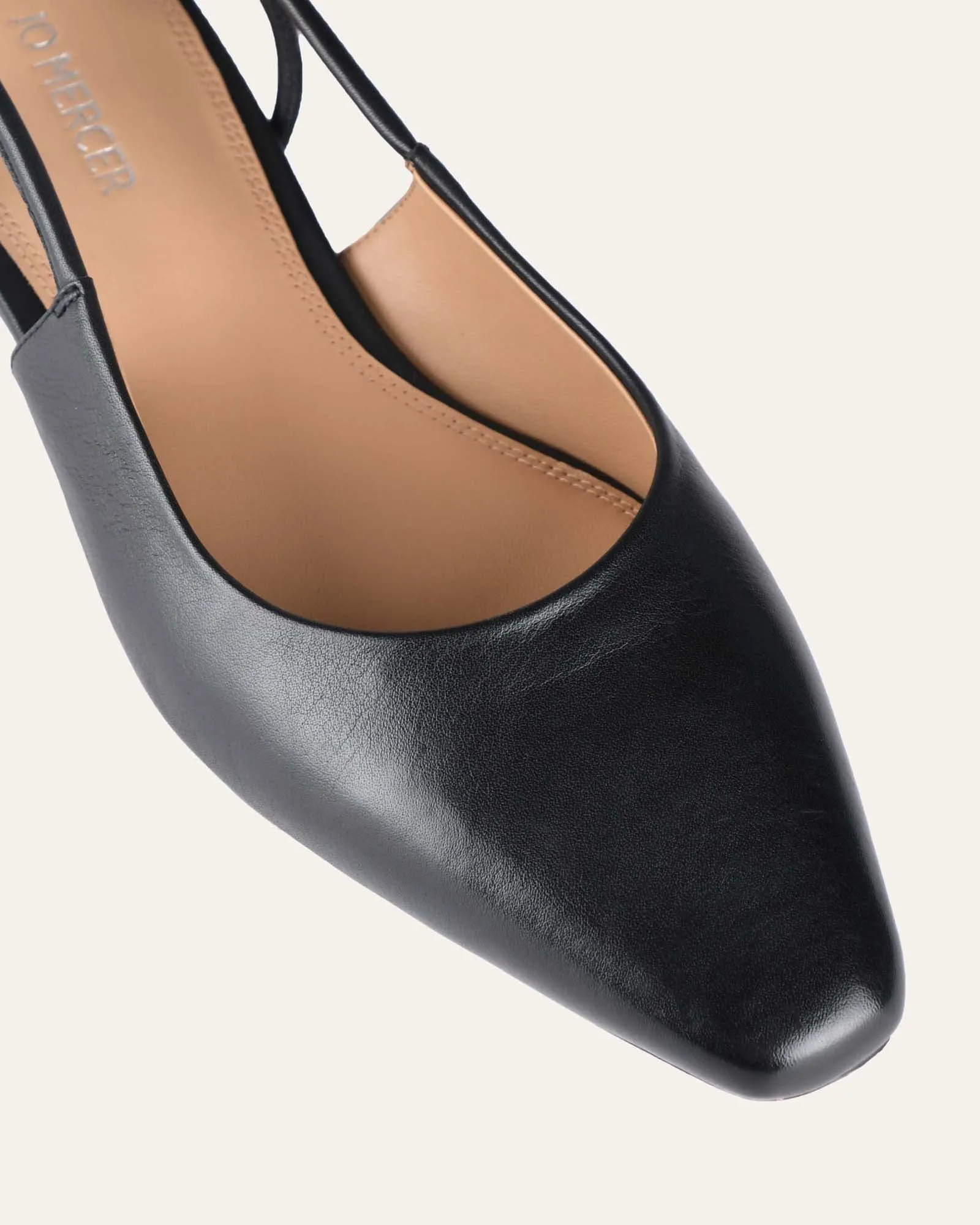 LARISSA ROBE BALLERINES CUIR NOIR