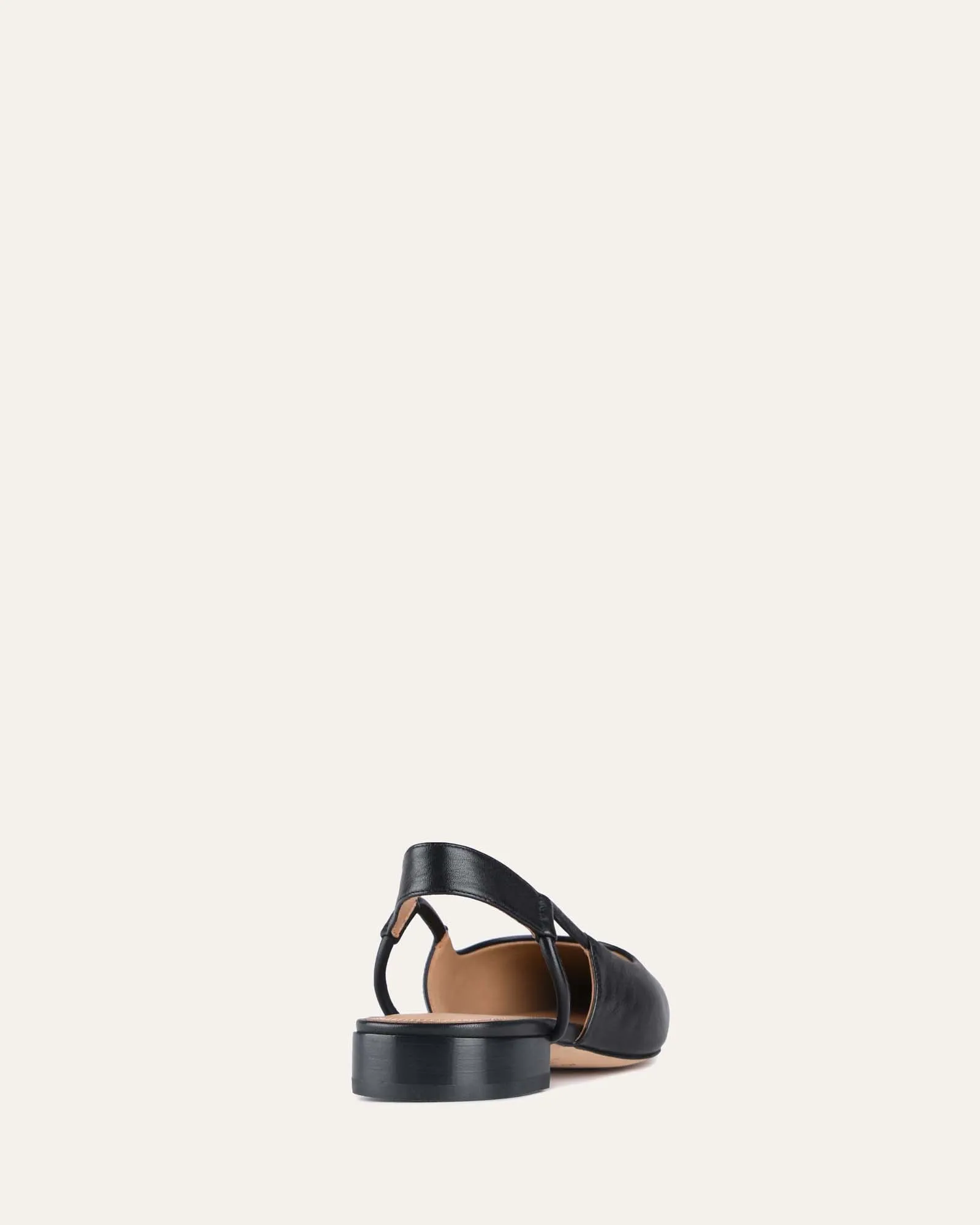 LARISSA ROBE BALLERINES CUIR NOIR