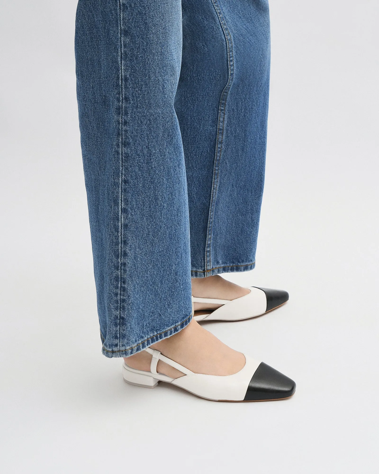 LEAH ROBE BALLERINES BLANC CASSÉ MULTICOLORE