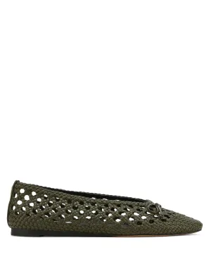 Leni Weave Cuir Kaki