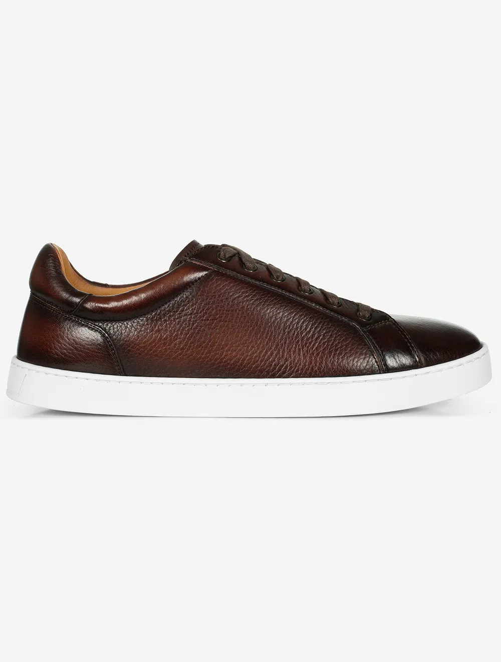 Baskets Leve White Sole Marron