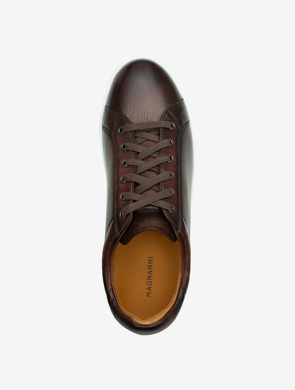 Baskets Leve White Sole Marron