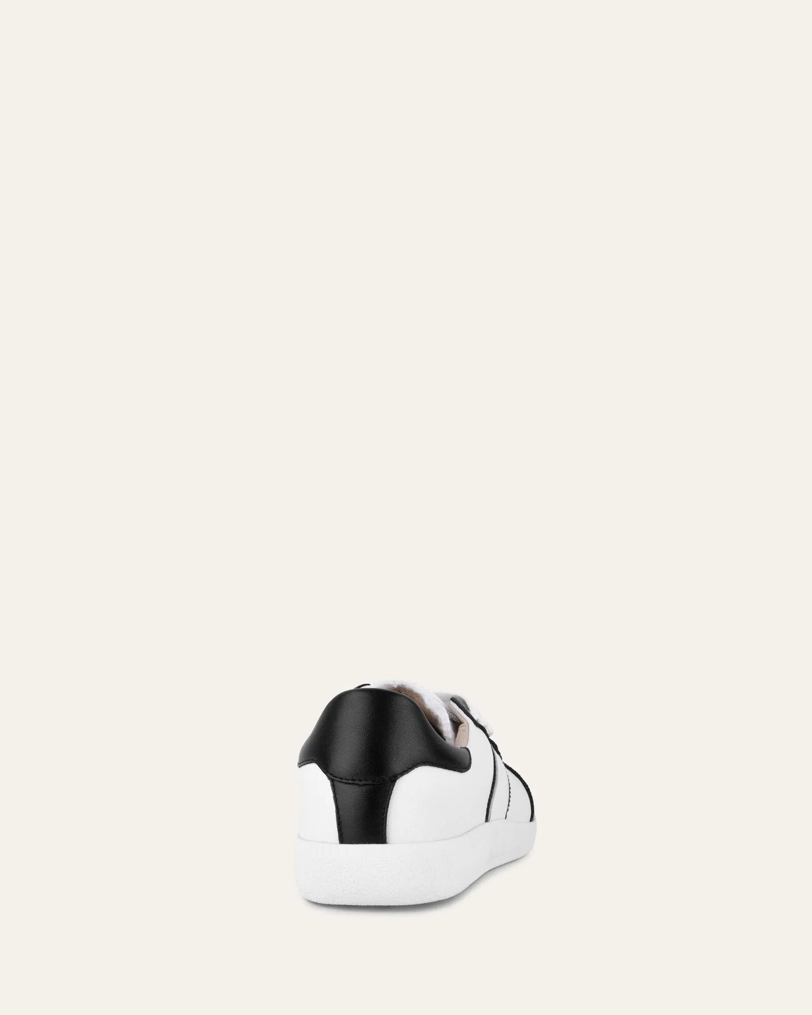 LOLA SNEAKERS CUIR NOIR BLANC