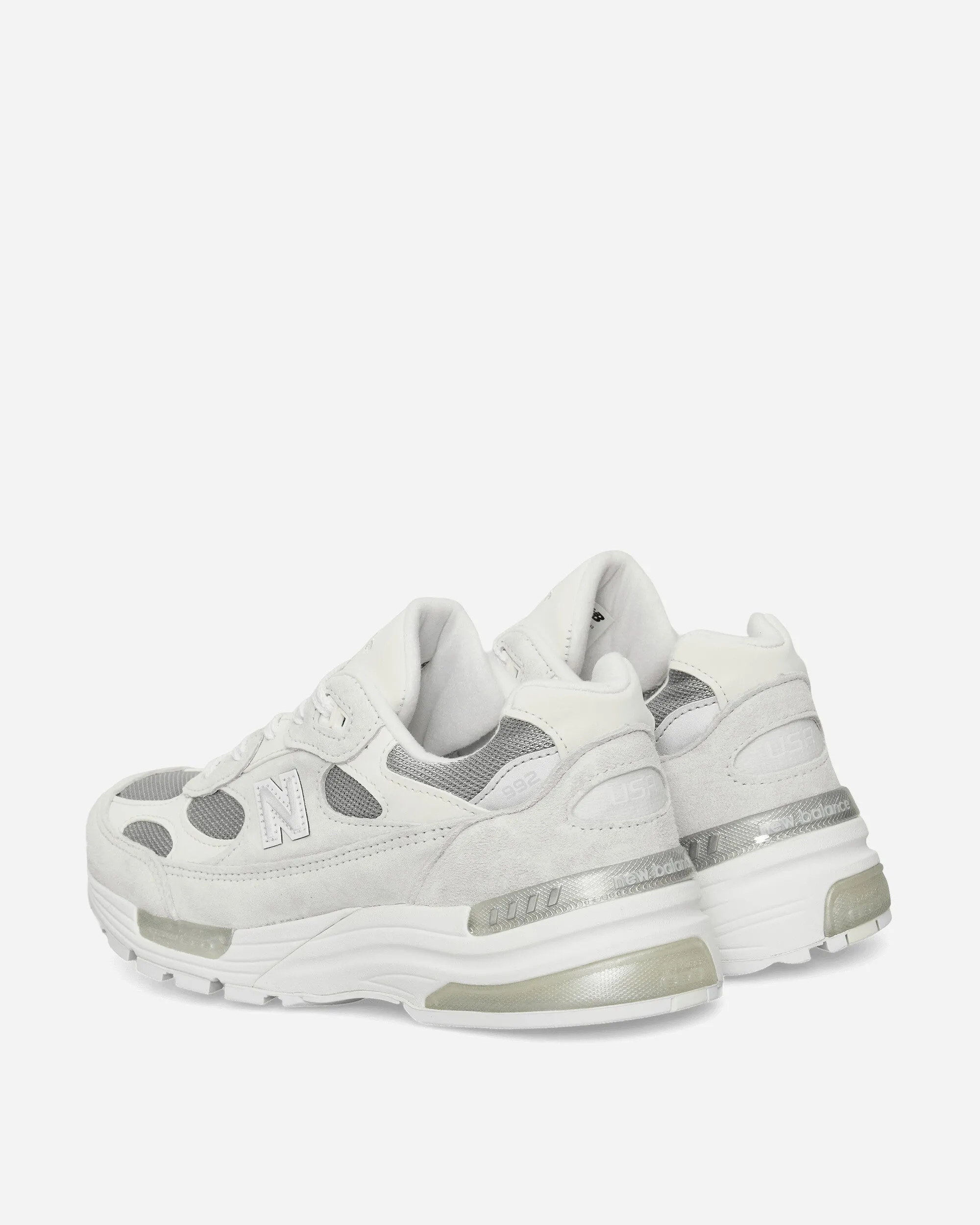 Baskets Made in USA 992 Nimbus Cloud / Blanc Argenté