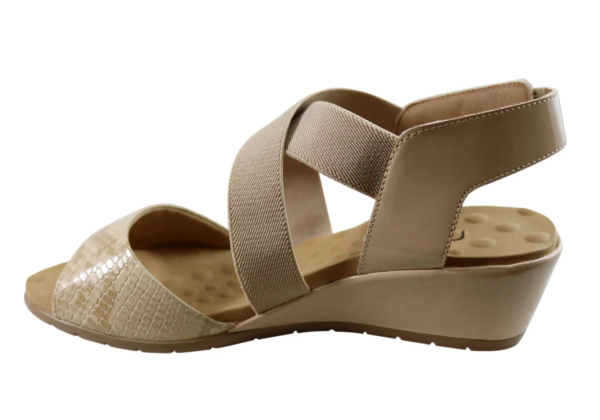 Malu Supercomfort Camari Sandales à Talon Confortables pour Femmes Fabriquées au Brésil Chaussures Malu Supercomfort