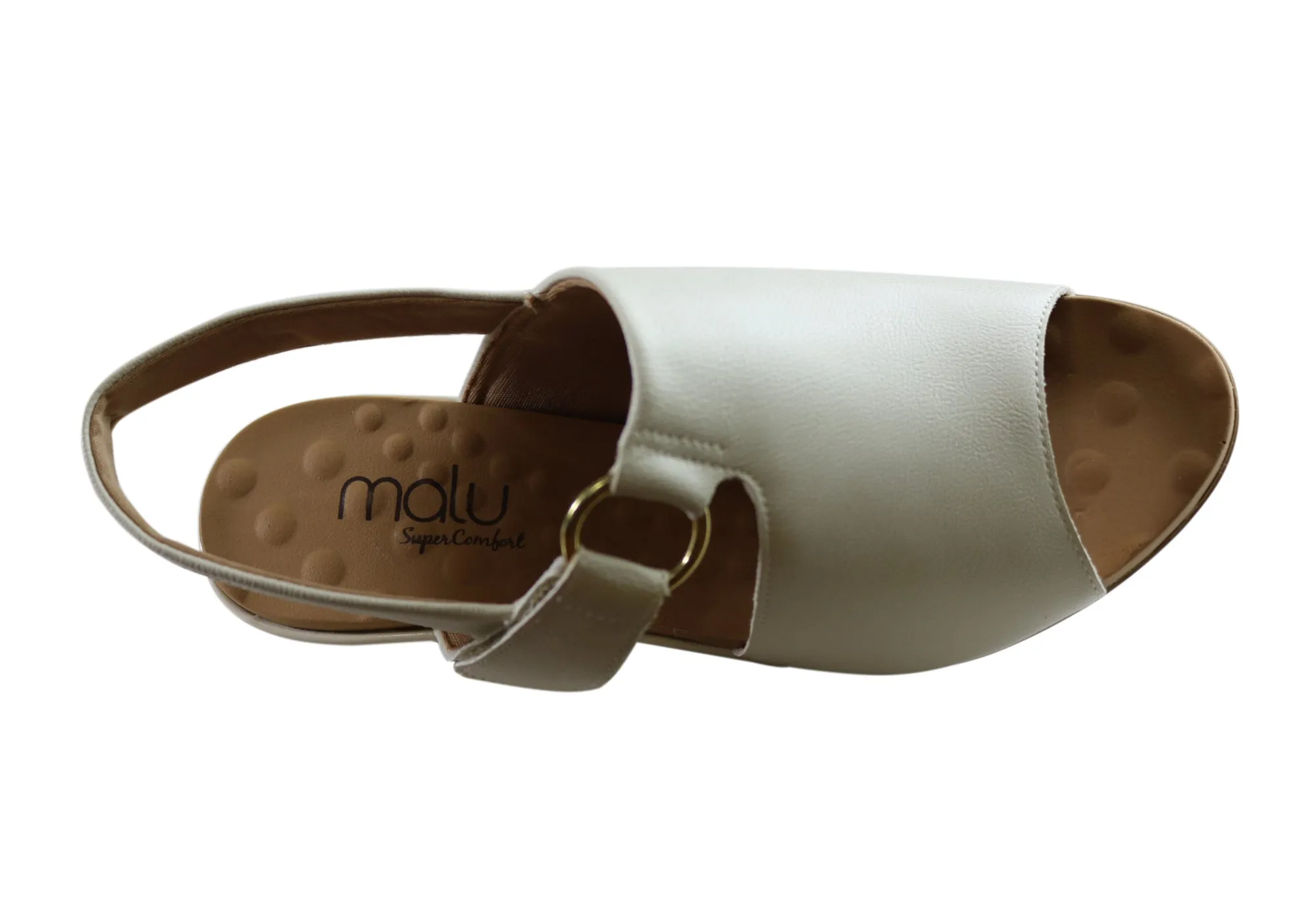 Sandales à Wedge Confortables pour Femmes Malu Supercomfort Elora Fabriquées au Brésil Chaussures Malu Supercomfort