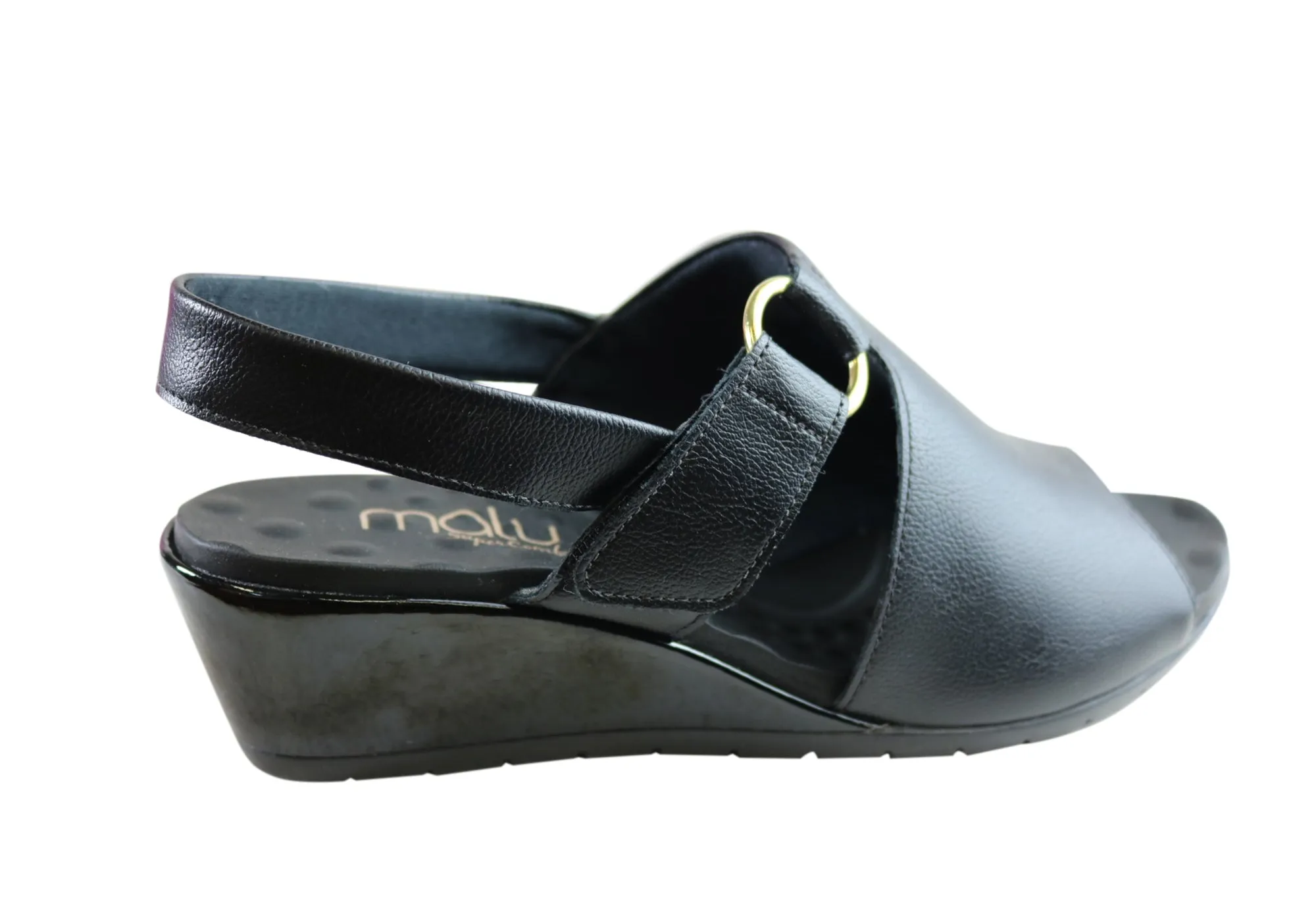 Sandales à Wedge Confortables pour Femmes Malu Supercomfort Elora Fabriquées au Brésil Chaussures Malu Supercomfort