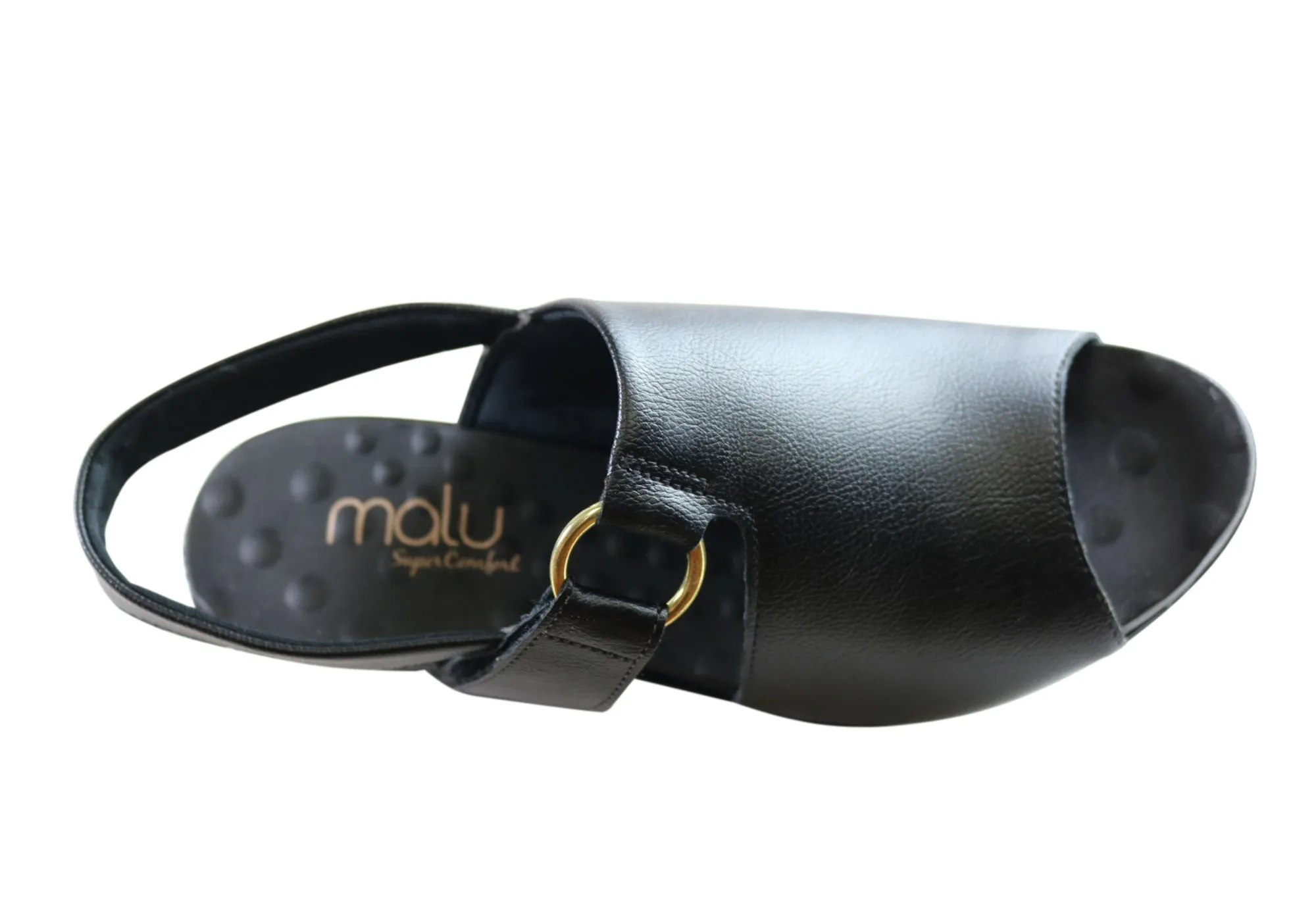 Sandales à Wedge Confortables pour Femmes Malu Supercomfort Elora Fabriquées au Brésil Chaussures Malu Supercomfort