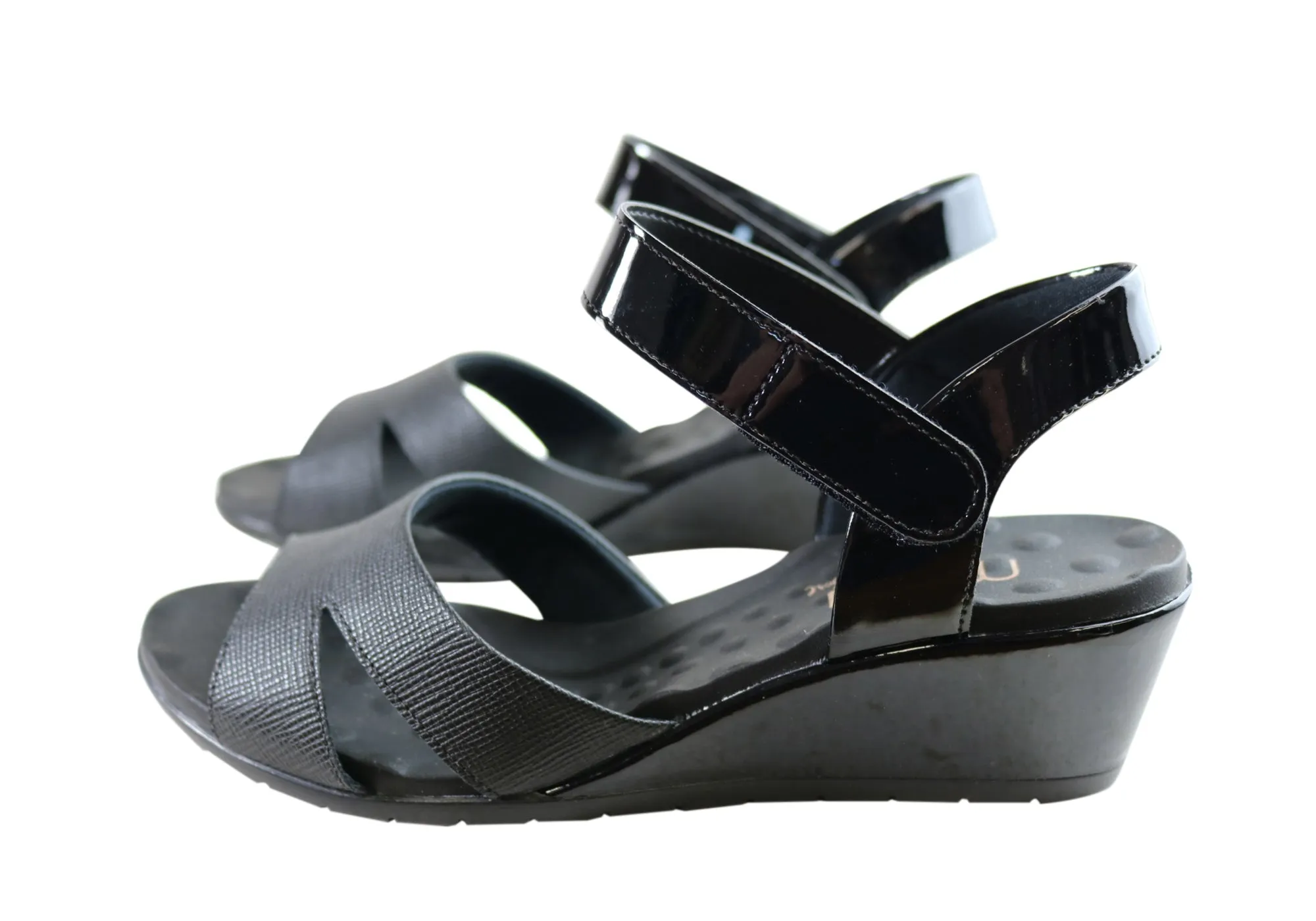Sandales à Wedge Confortables pour Femmes Embry Supercomfort Malu Fabriquées au Brésil Chaussures Malu Supercomfort