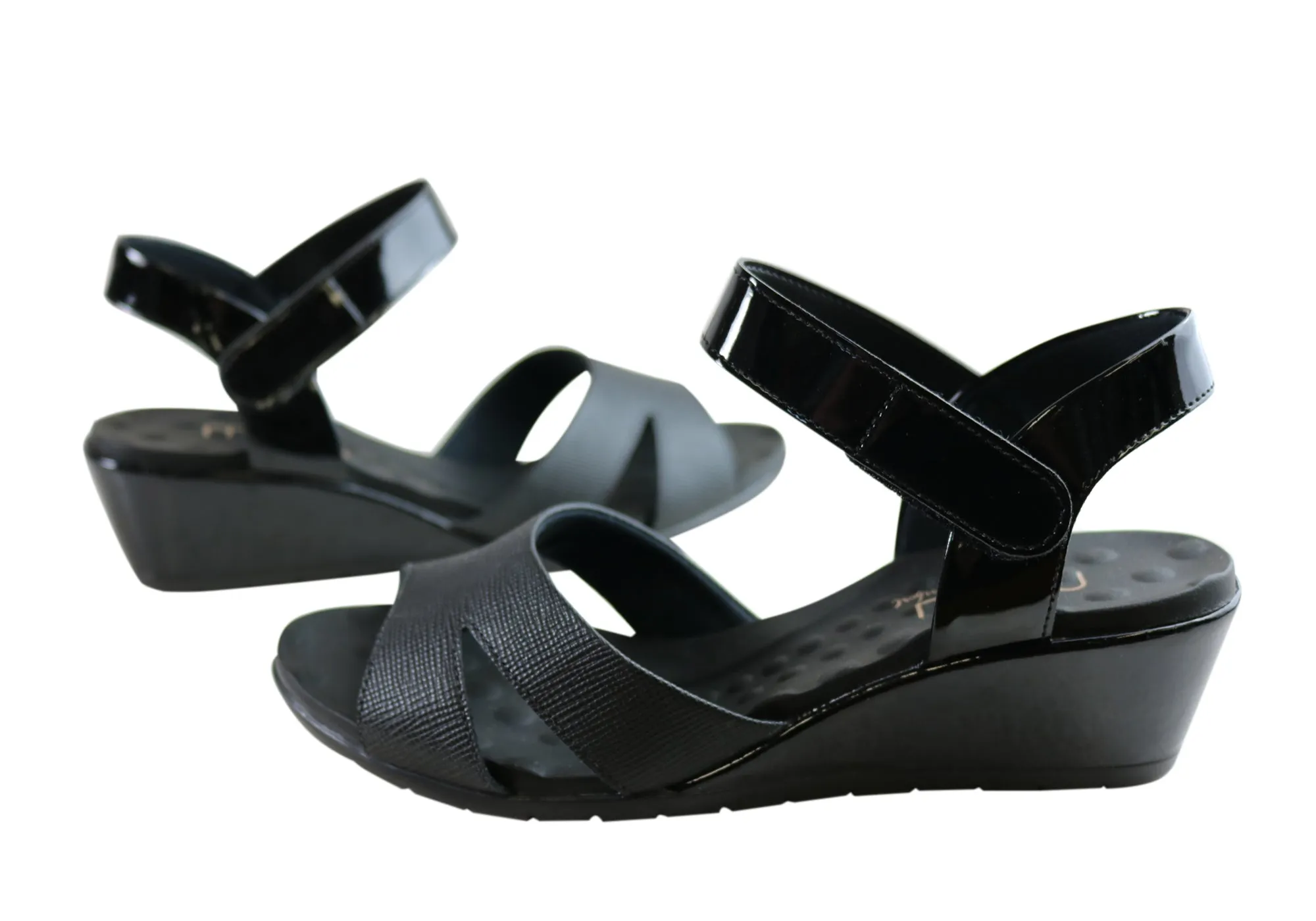 Sandales à Wedge Confortables pour Femmes Embry Supercomfort Malu Fabriquées au Brésil Chaussures Malu Supercomfort