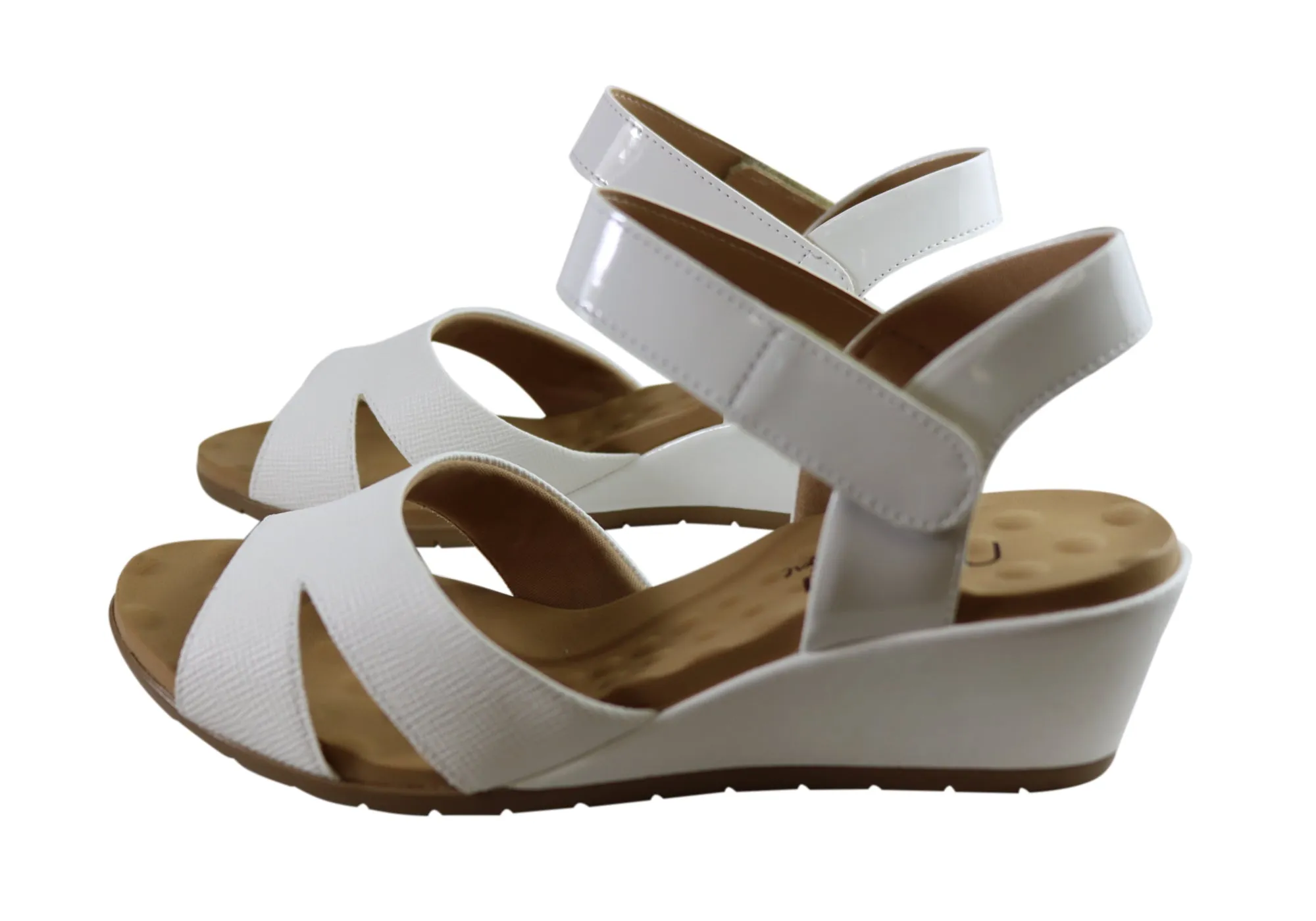 Sandales à Wedge Confortables pour Femmes Embry Supercomfort Malu Fabriquées au Brésil Chaussures Malu Supercomfort