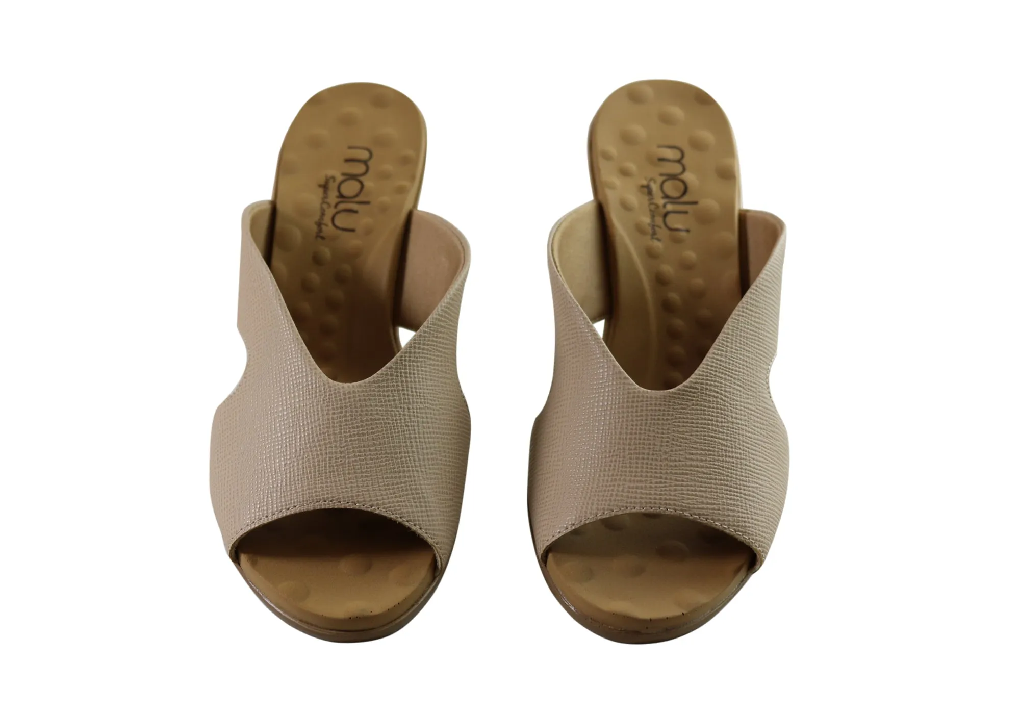 Malu Supercomfort Emerson Sandales à Talon Confortables pour Femmes Fabriquées au Brésil Chaussures Malu Supercomfort