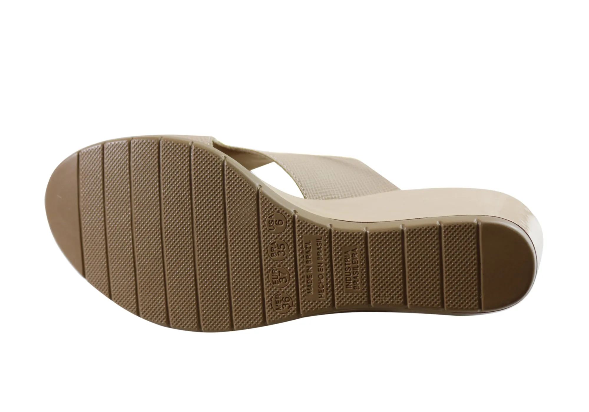 Malu Supercomfort Emerson Sandales à Talon Confortables pour Femmes Fabriquées au Brésil Chaussures Malu Supercomfort