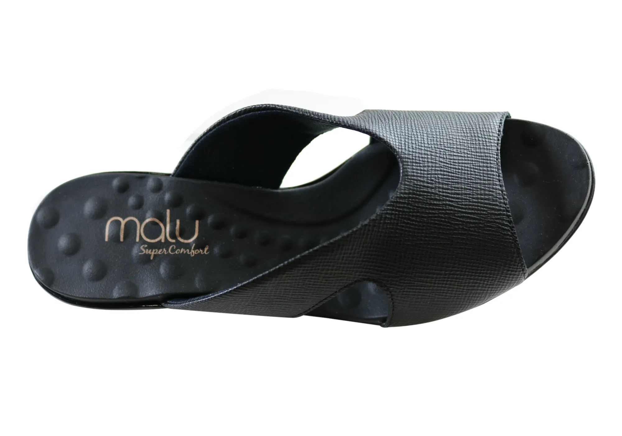 Malu Supercomfort Emerson Sandales à Talon Confortables pour Femmes Fabriquées au Brésil Chaussures Malu Supercomfort
