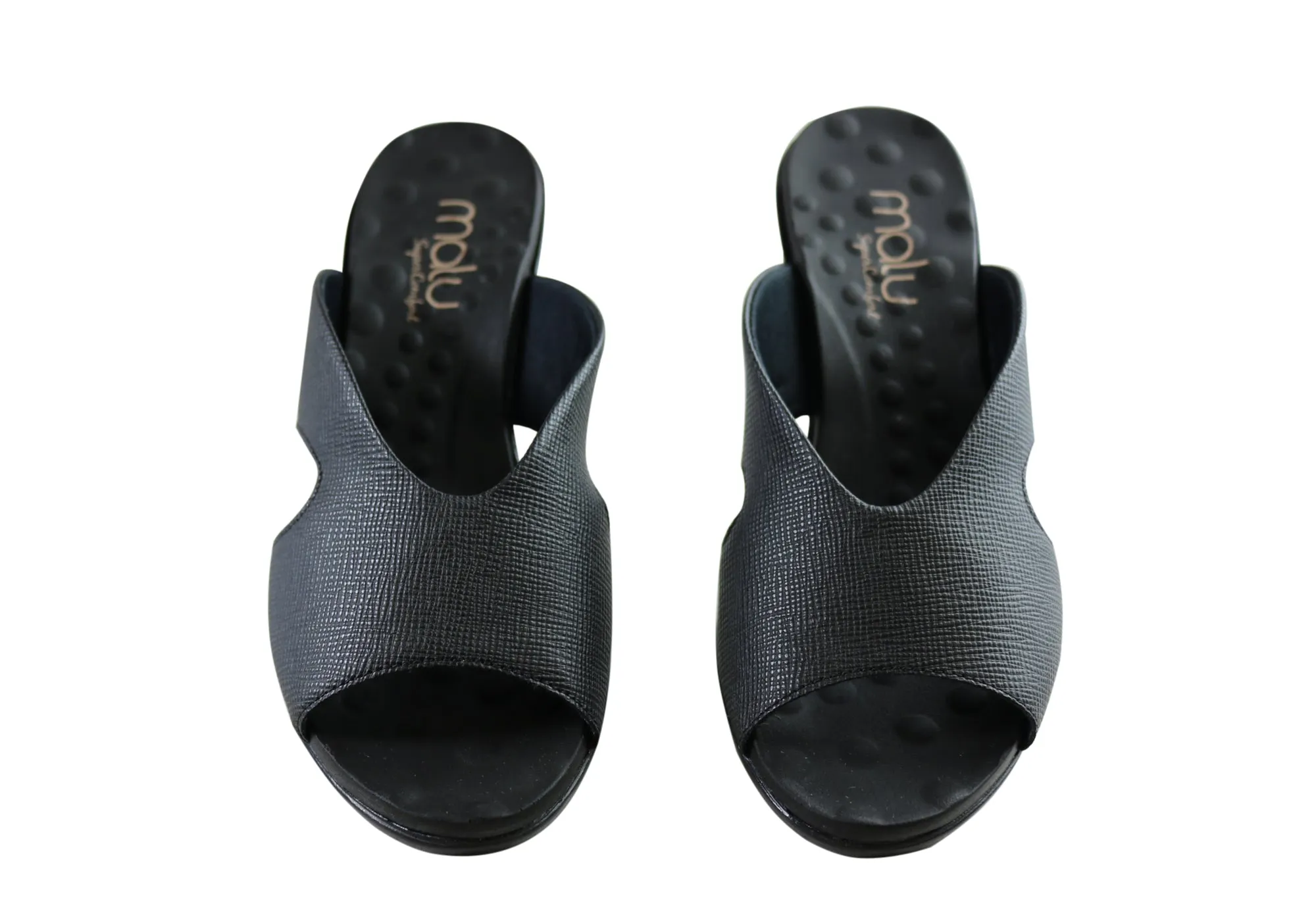 Malu Supercomfort Emerson Sandales à Talon Confortables pour Femmes Fabriquées au Brésil Chaussures Malu Supercomfort