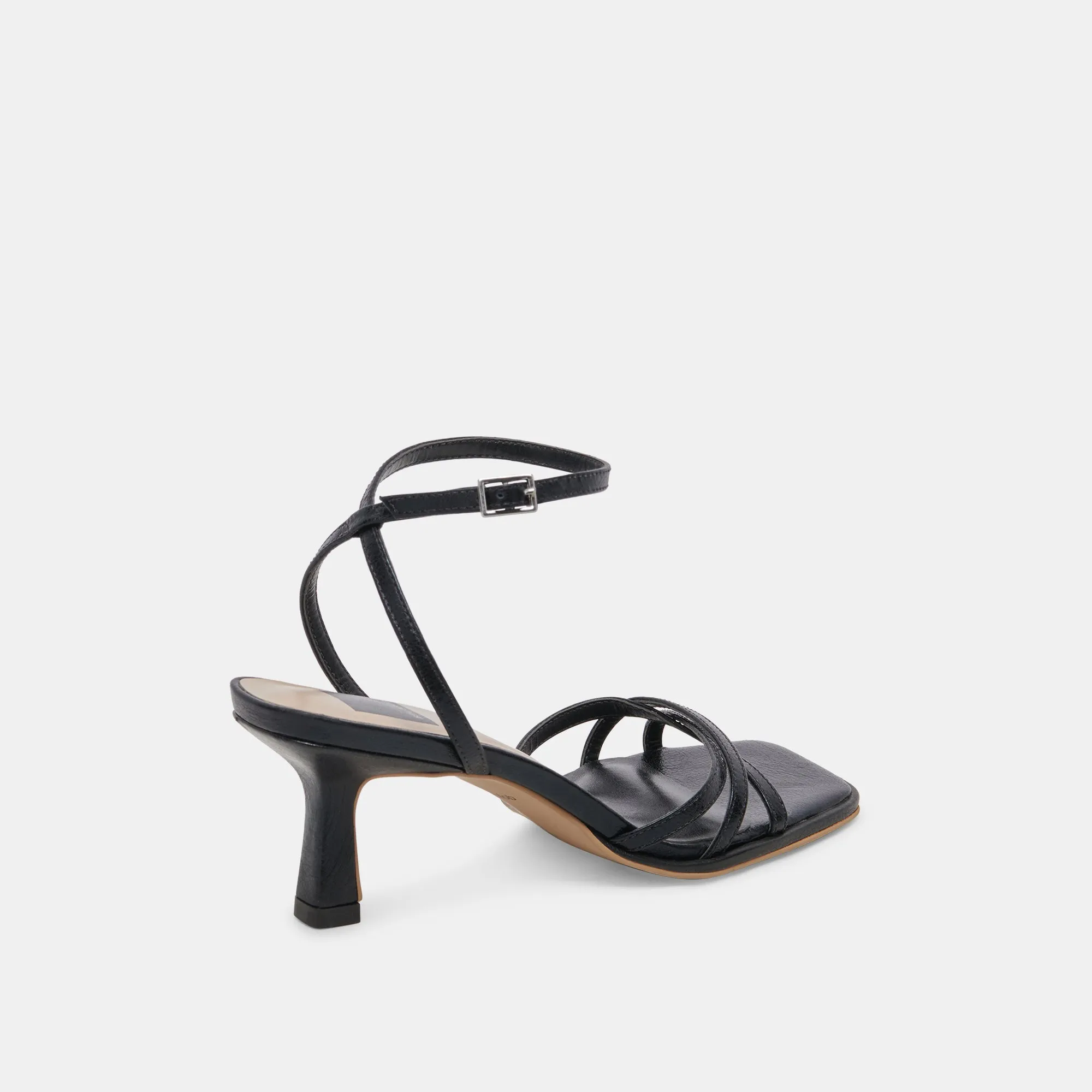 MANJI TALONS CUIR VERNI MINUIT