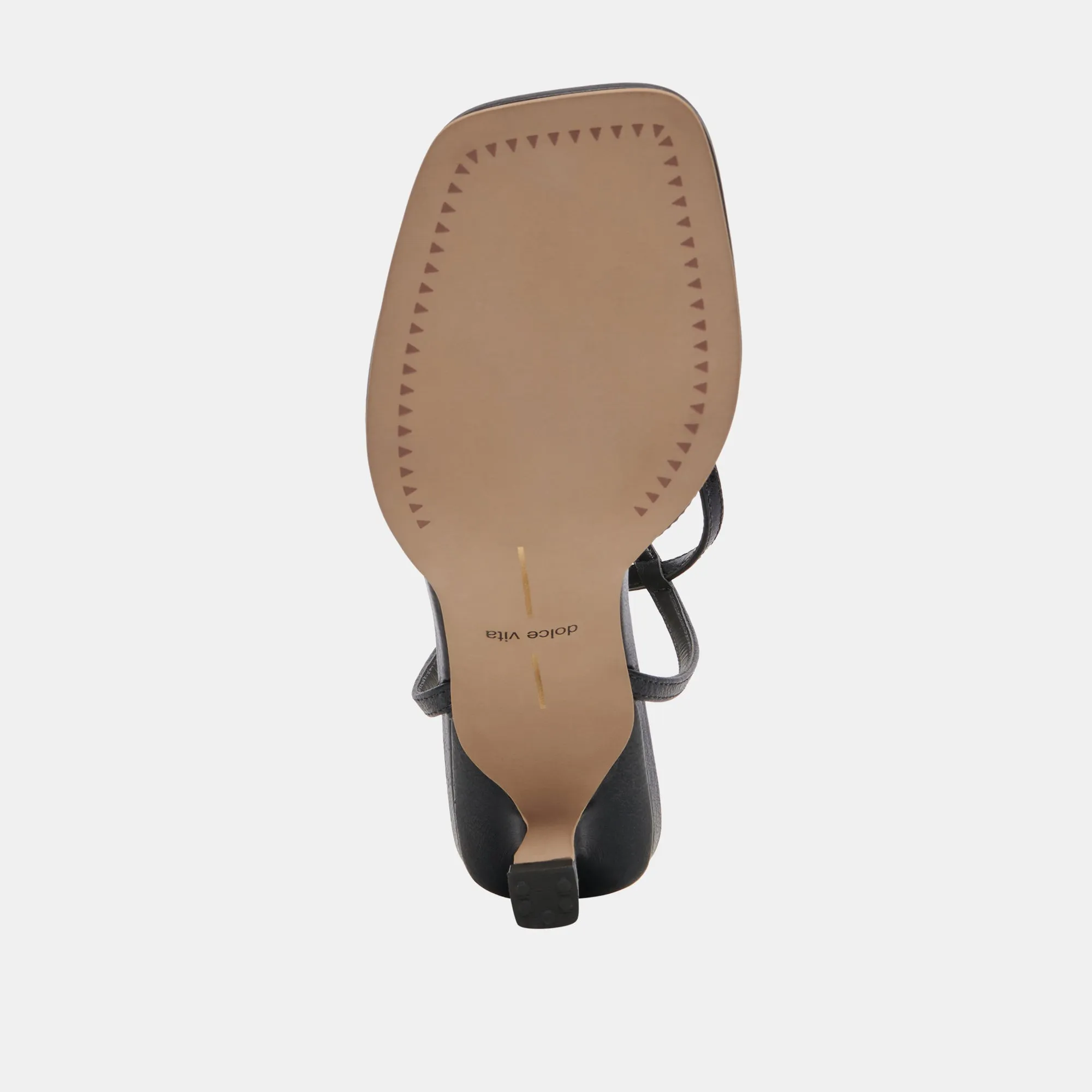 MANJI TALONS CUIR VERNI MINUIT