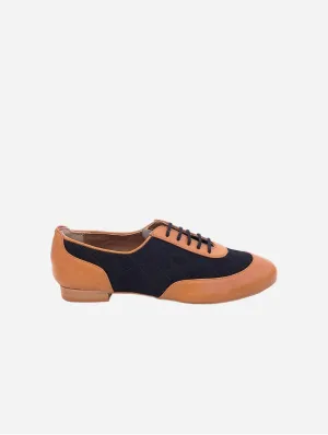 Maty Vegan Cuir de Maïs & Lacets Matelassés Recyclés Ballerines | Noir