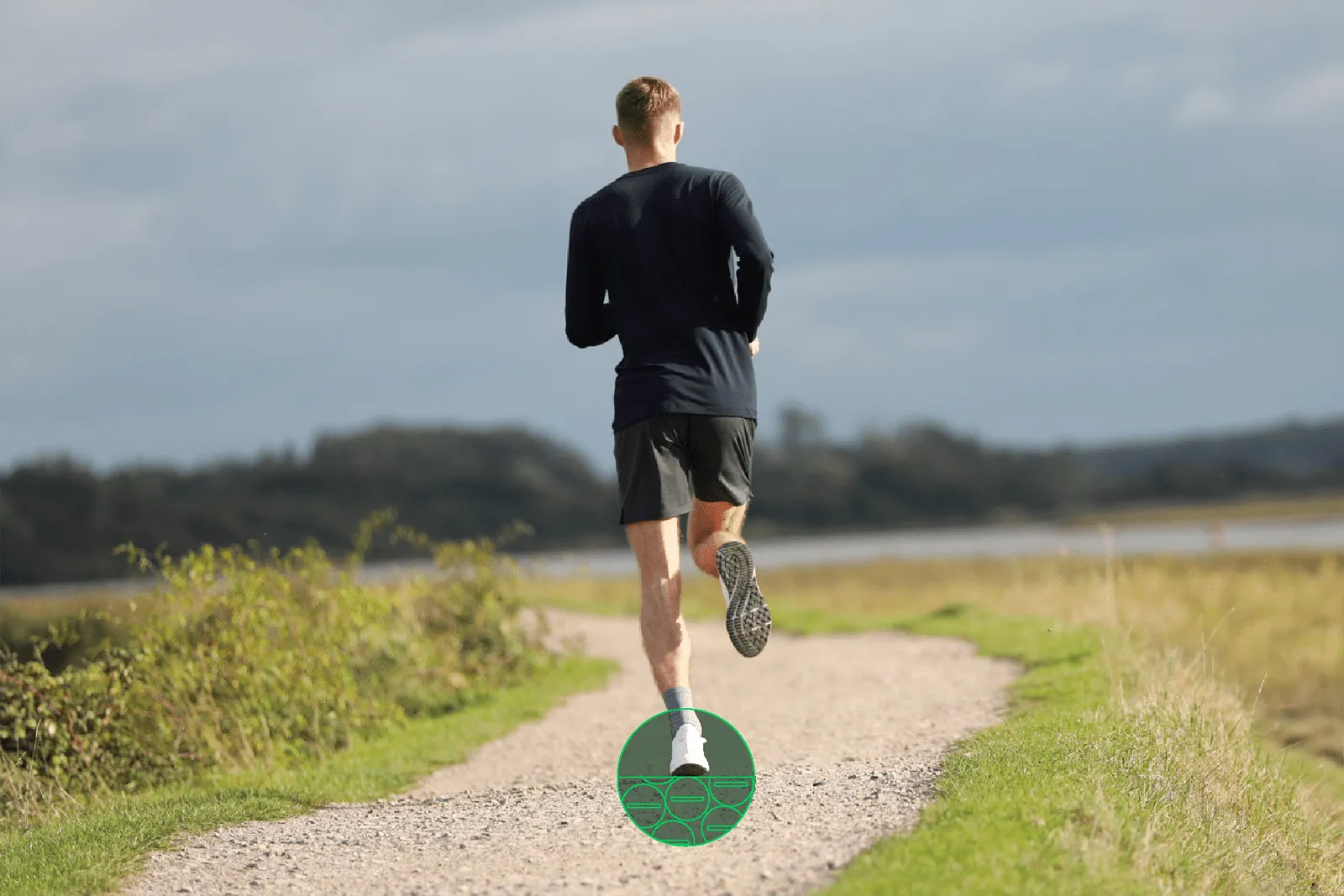 Chaussures de sport véganes pour hommes rechargeables et reliées à la terre | Eclipse